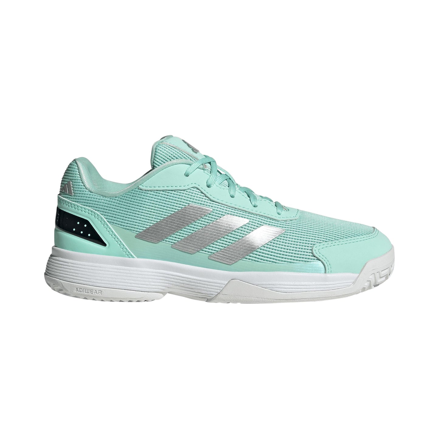 adidas Crazyquick Obuv na padel Děti - mätová, stříbrná
