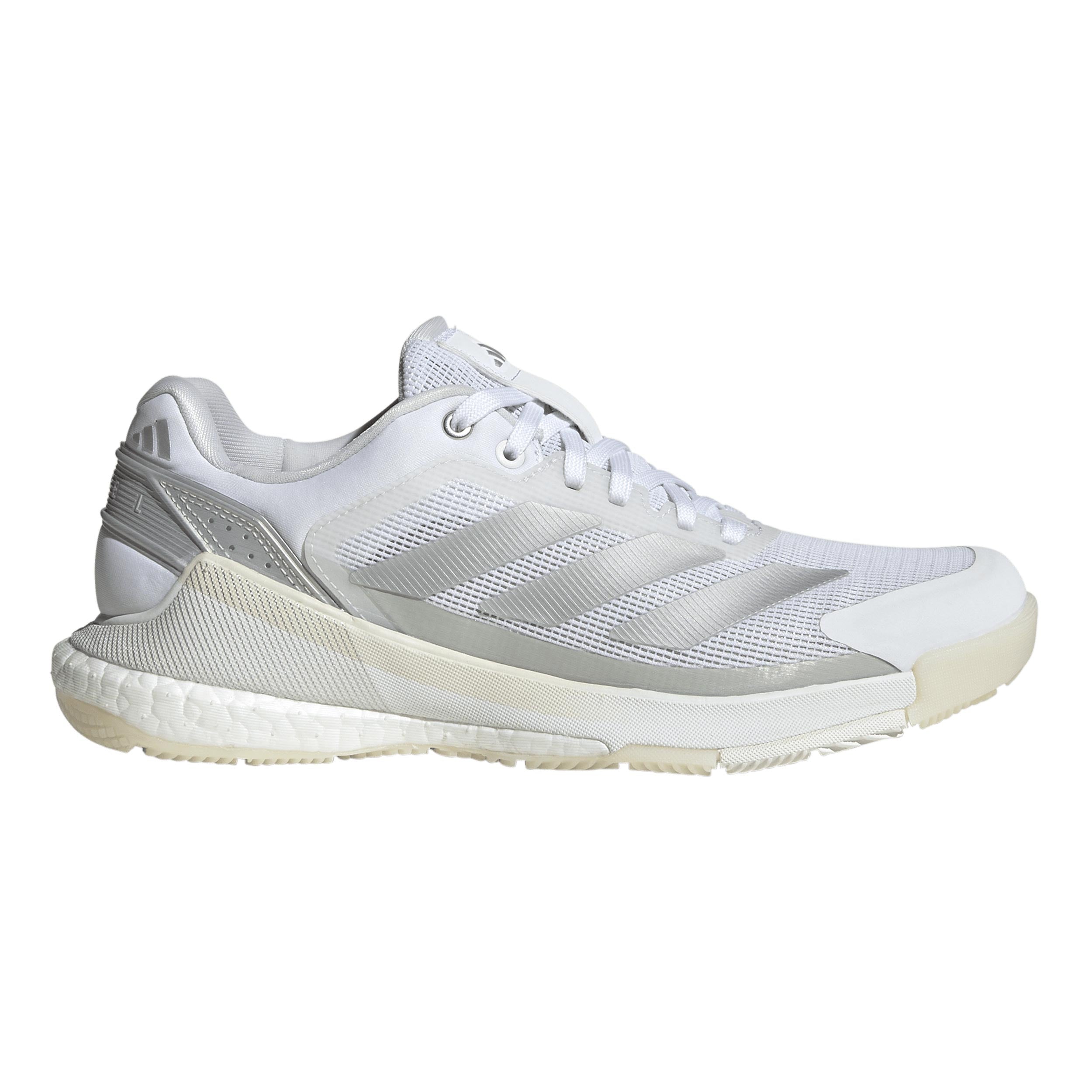 adidas Crazyquick Boost Obuv na padel Dámy - bílá, stříbrná