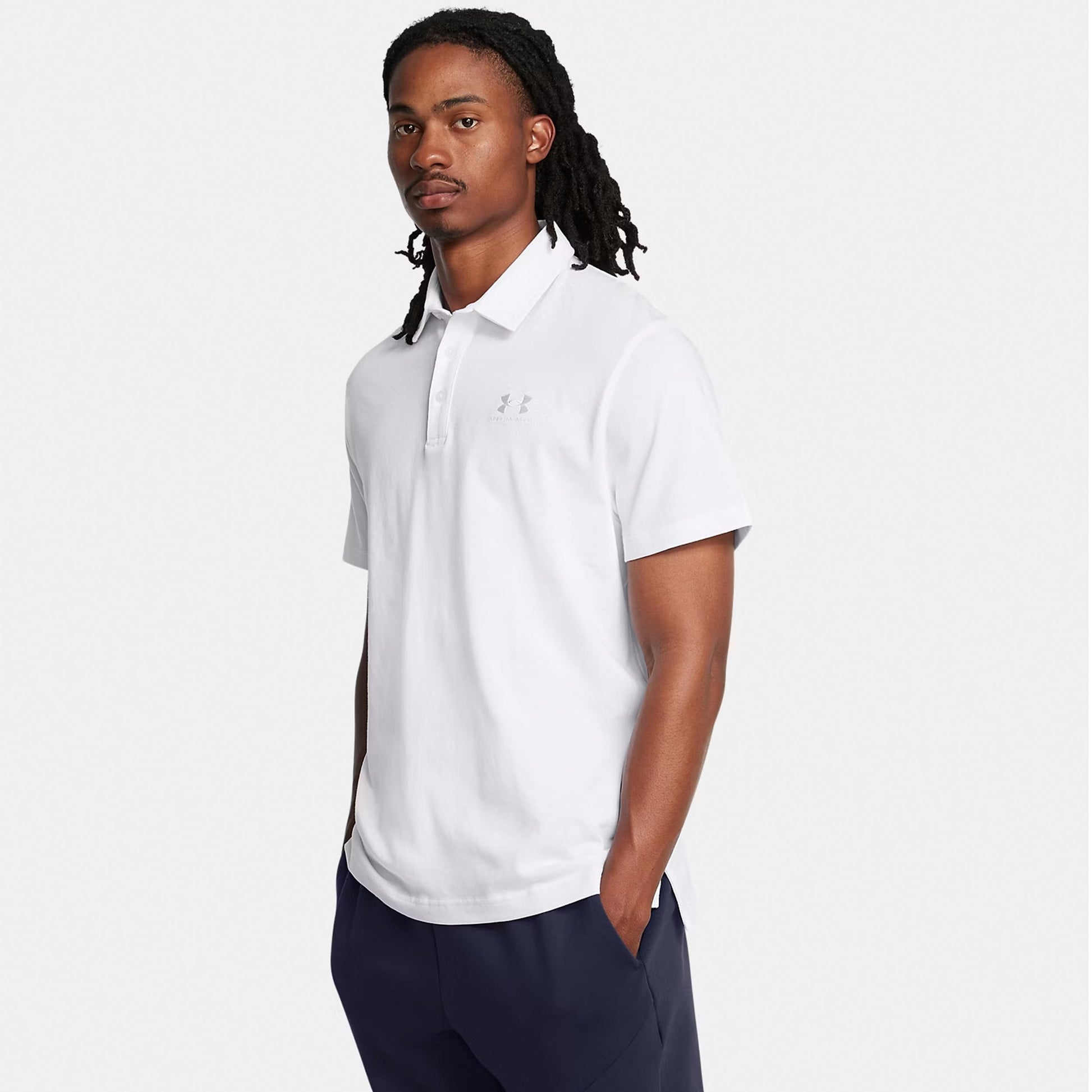 Under Armour Icon Pólo Muži - bílá, bílá