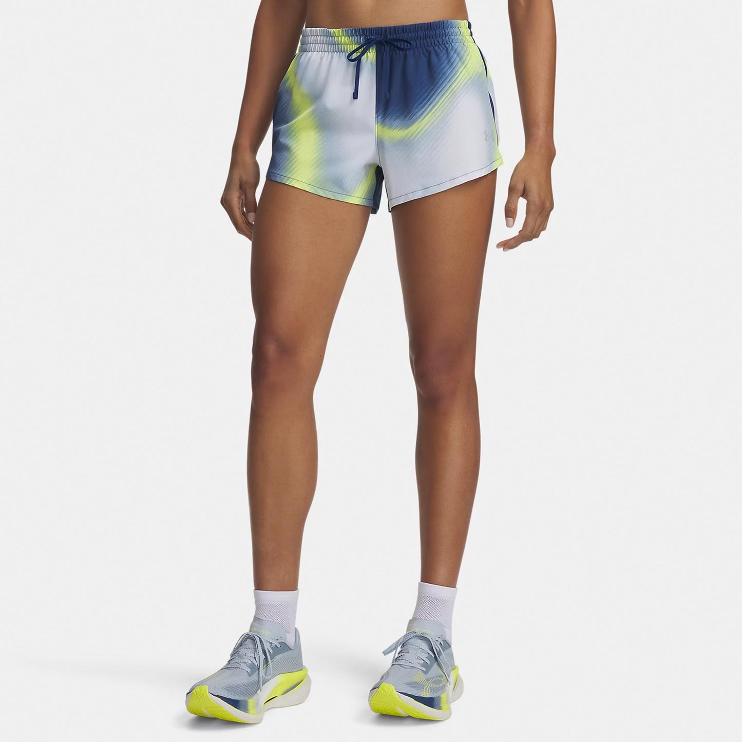 Under Armour Velociti Pro 3in  Bežecké šortky Dámy - modrá, vícebarevné