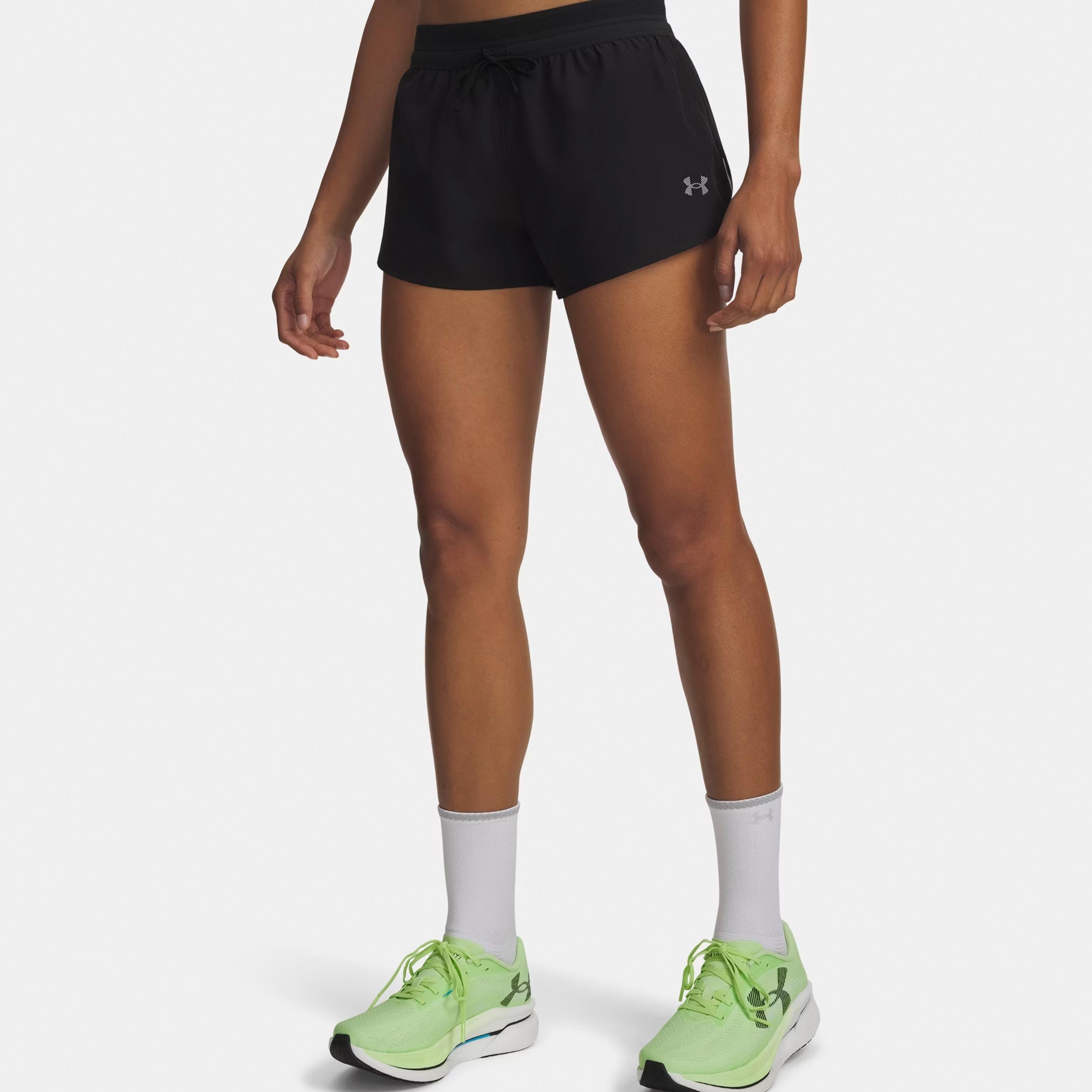 Under Armour Velociti Pro Vent s Bežecké šortky Dámy-černá, stříbrná