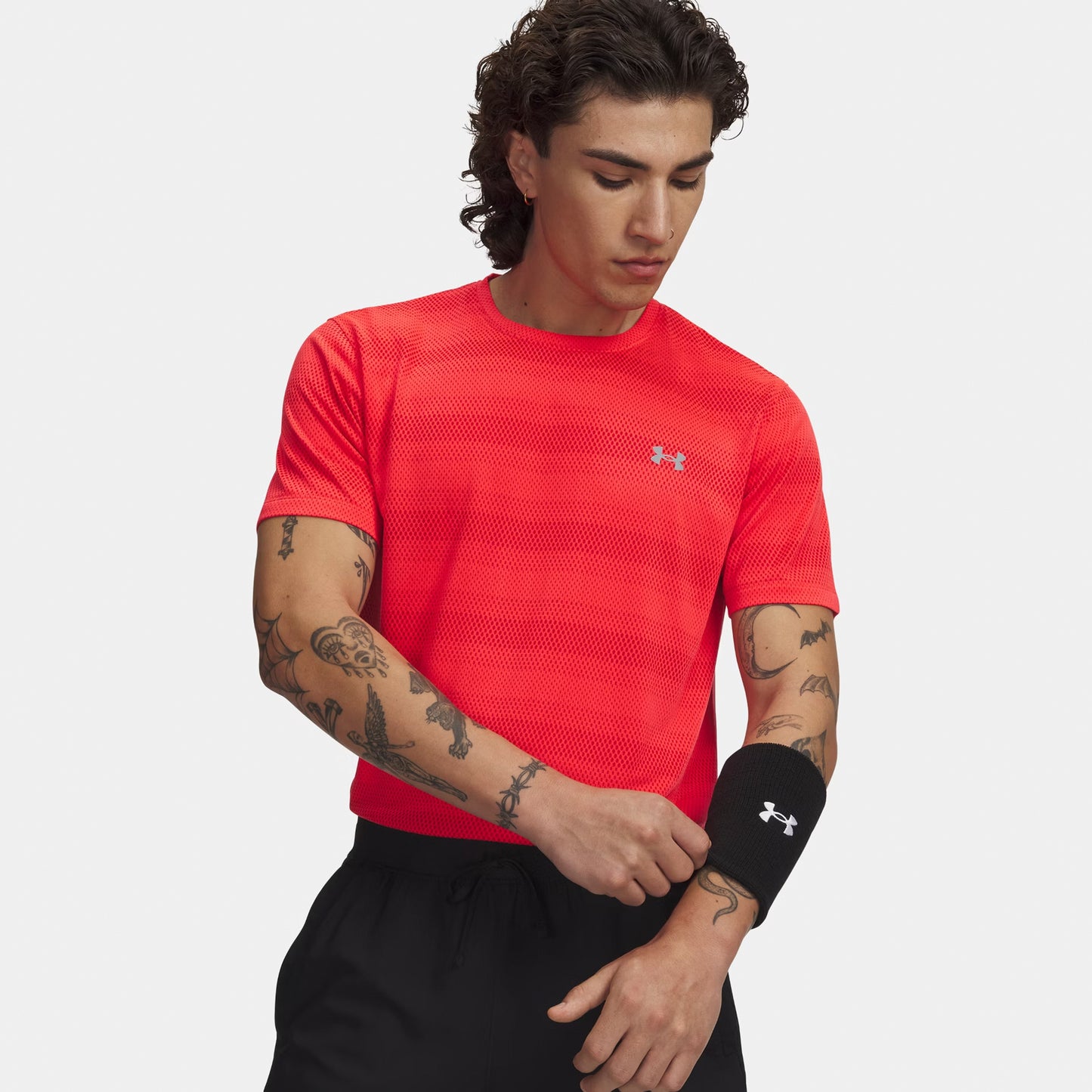 Under Armour Velociti  Bežecké tričko Muži - červená, stříbrná