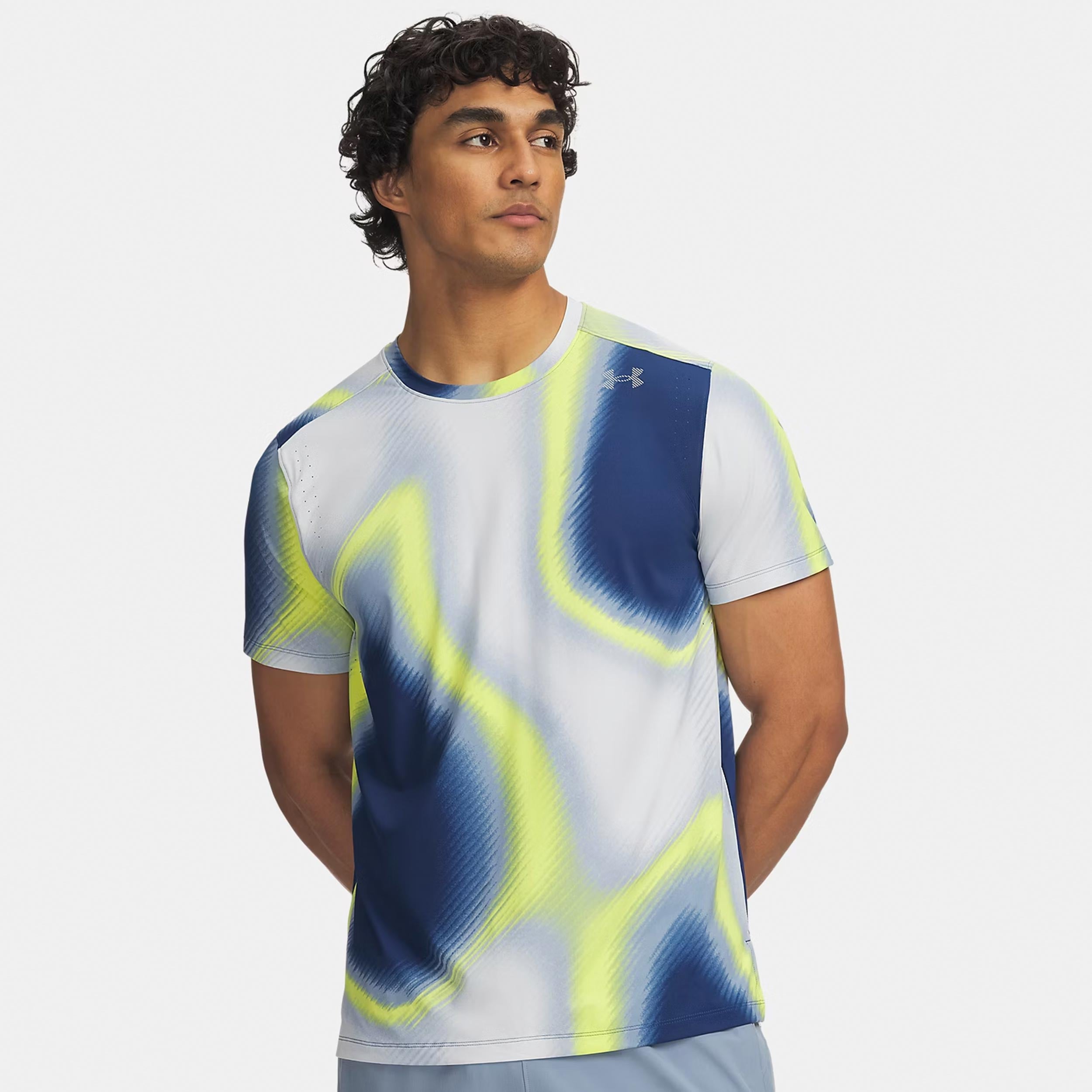 Under Armour Velociti Pro Print  Bežecké tričko Muži - modrá, vícebarevné