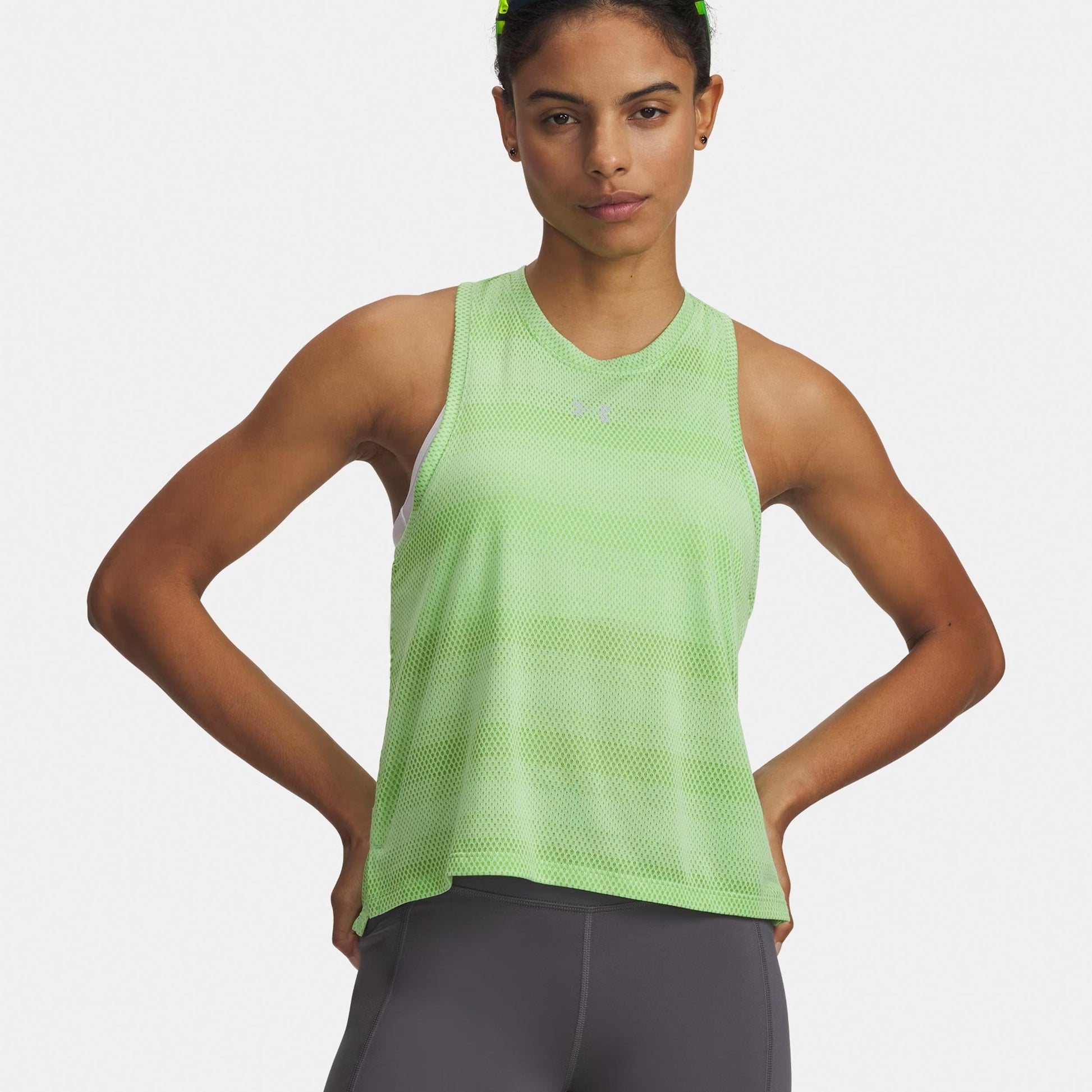 Under Armour Velociti  Bežecké tričko Dámy - neonově zelená, stříbrná
