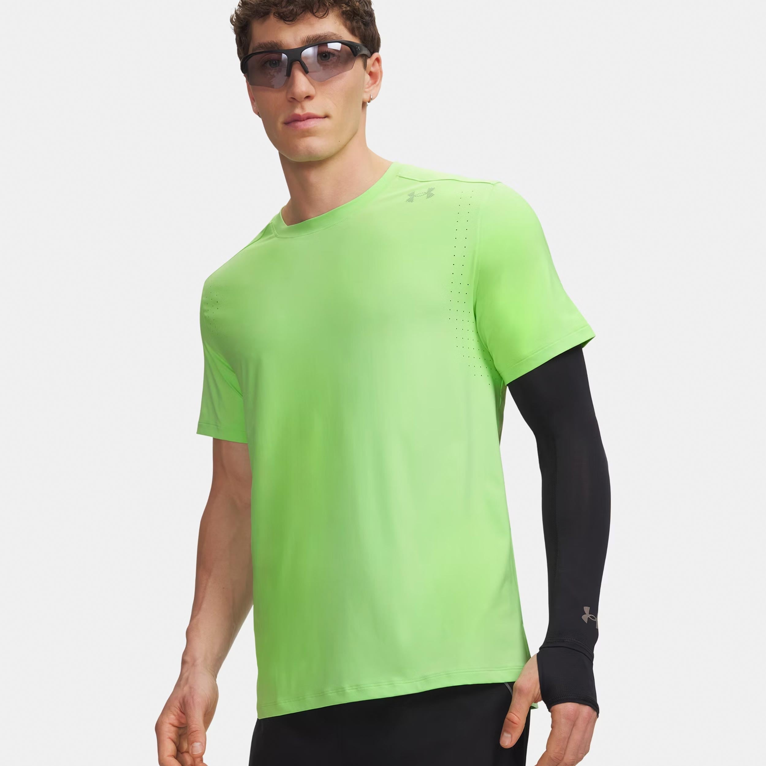 Under Armour Velociti Pro  Bežecké tričko Muži - neonově zelená, stříbrná
