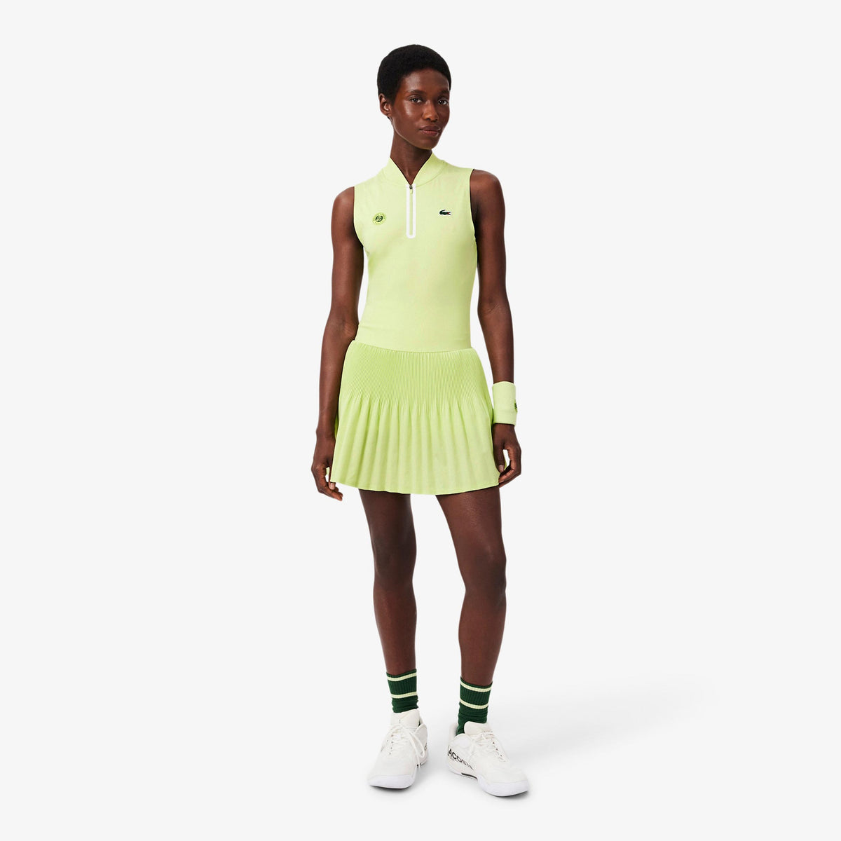 Lacoste Šaty Dámy - limetková
