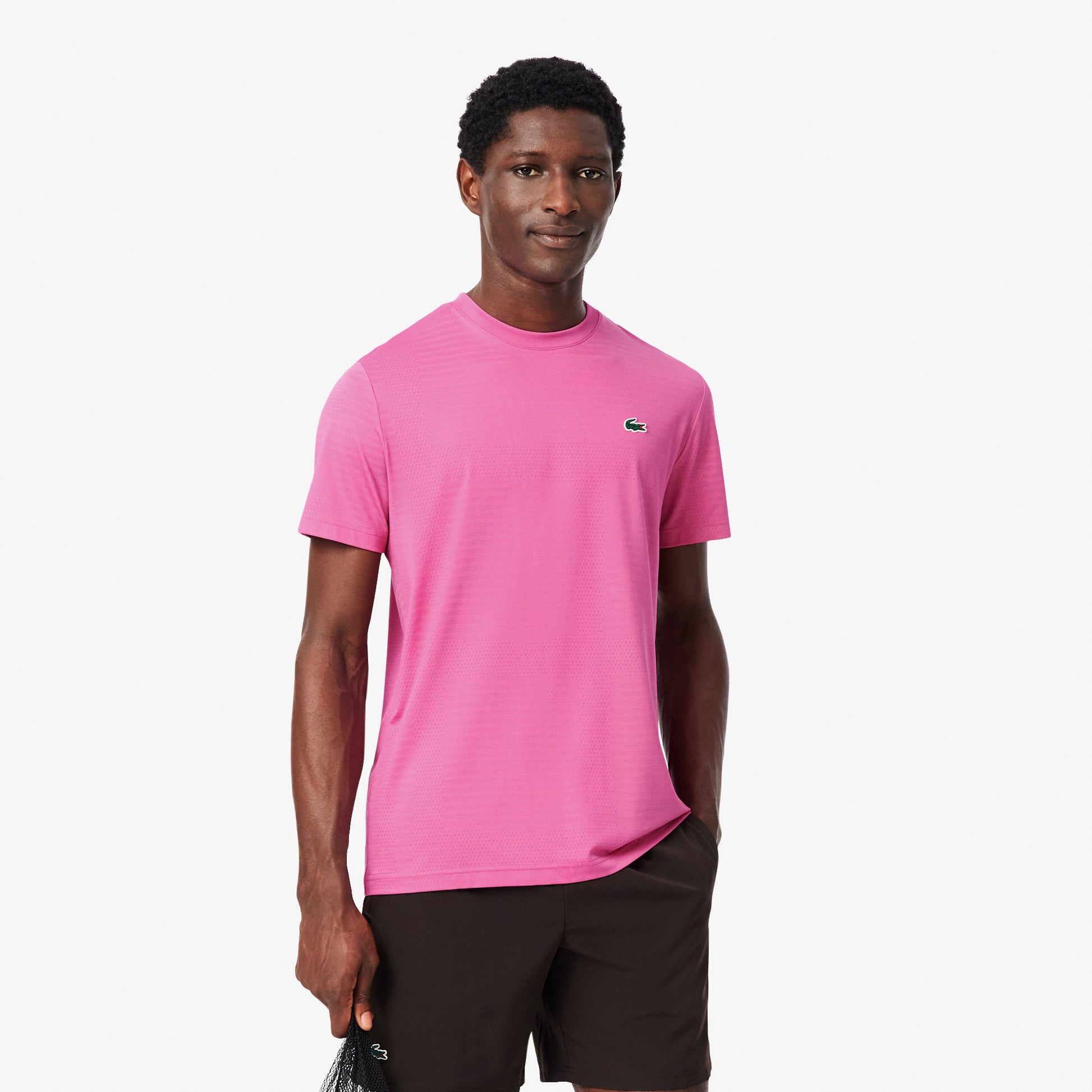 Lacoste Tričko Muži - růžová