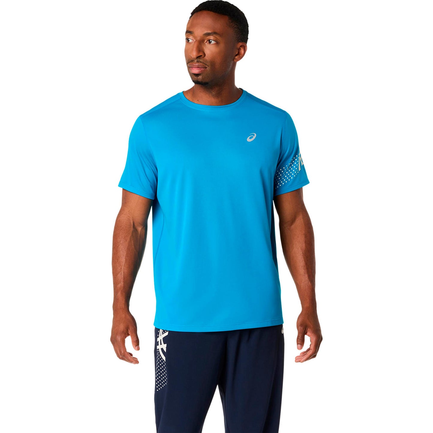 ASICS Icon  Bežecké tričko Muži - modrá, béžová