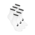 6PPK Quarter Running socks Unisex-bílá