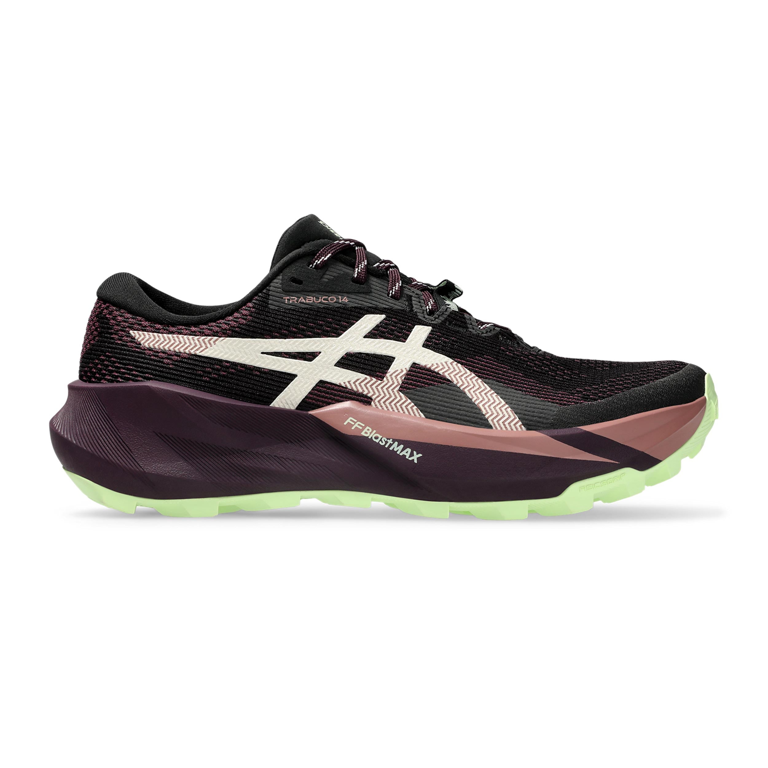 ASICS TRABUCO 14 Obuv pro měkčí povrch,žádný asfalt Dámy - černá, červené víno