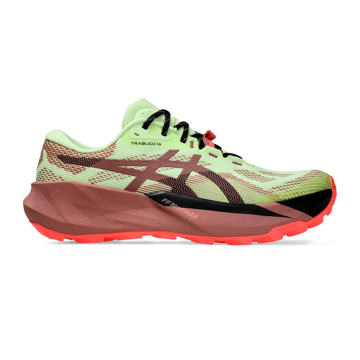 ASICS TRABUCO 14 Obuv pro měkčí povrch,žádný asfalt Muži - neonově žlutá, vijolična