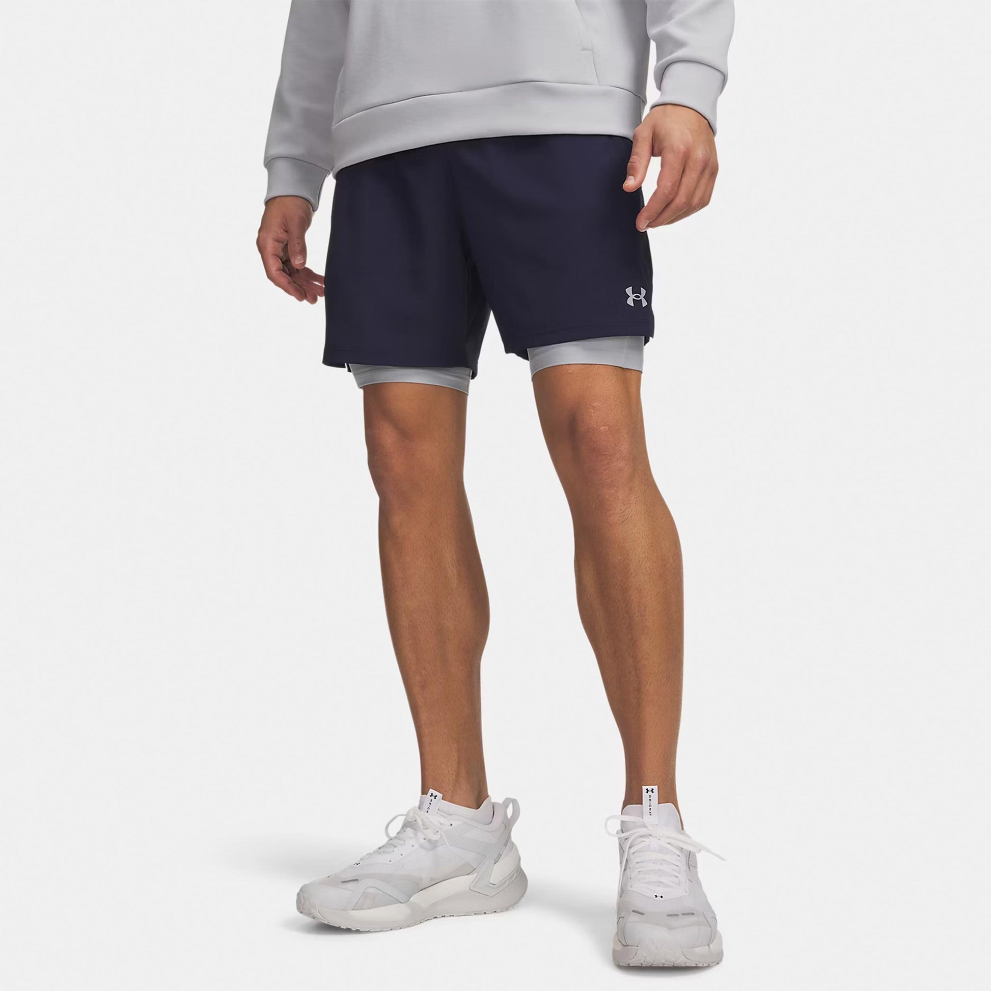 Under Armour Vanish Woven 2.0 6in Šortky Muži - modrá, šedá