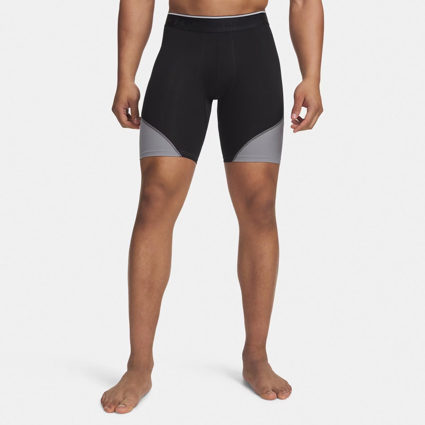 Under Armour Elite Long Šortky Muži - černá, stříbrná