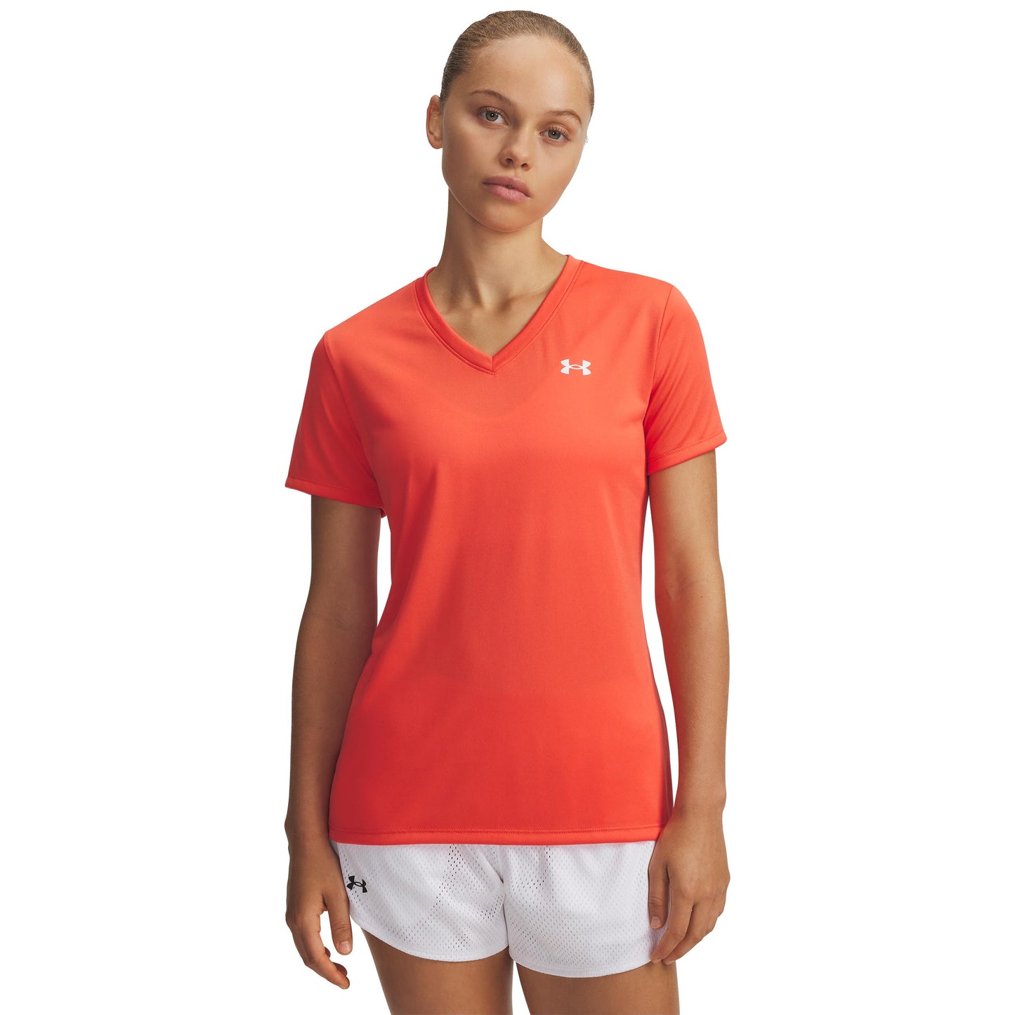Under Armour Tech Solid Tričko Dámy-červená