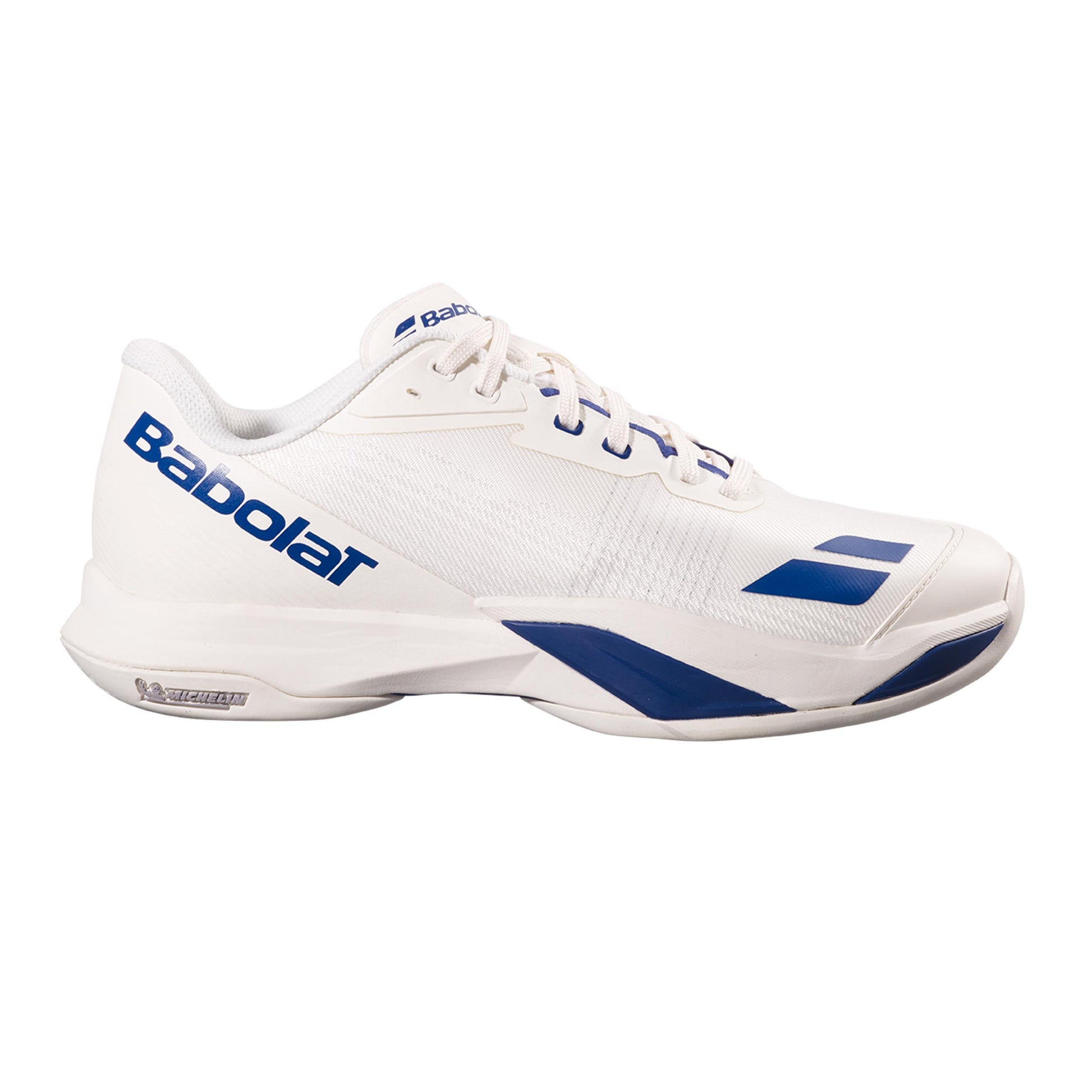 Babolat Jet Mach 4 Obuv na všechny povrchy Muži - krémová, tmavě modrá