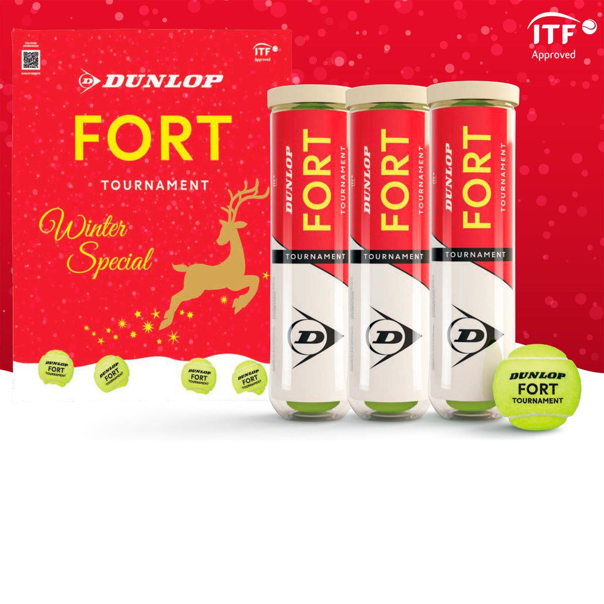 Dunlop Fort Tournament Christmas Special 3 x 4ks dóze
