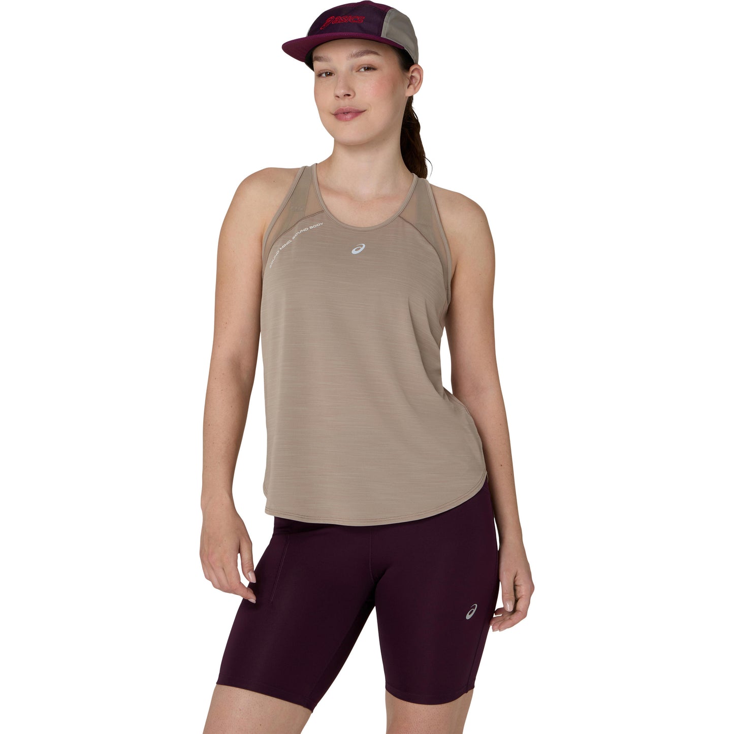 ASICS Road  Bežecké tričko Dámy - béžová, krémová