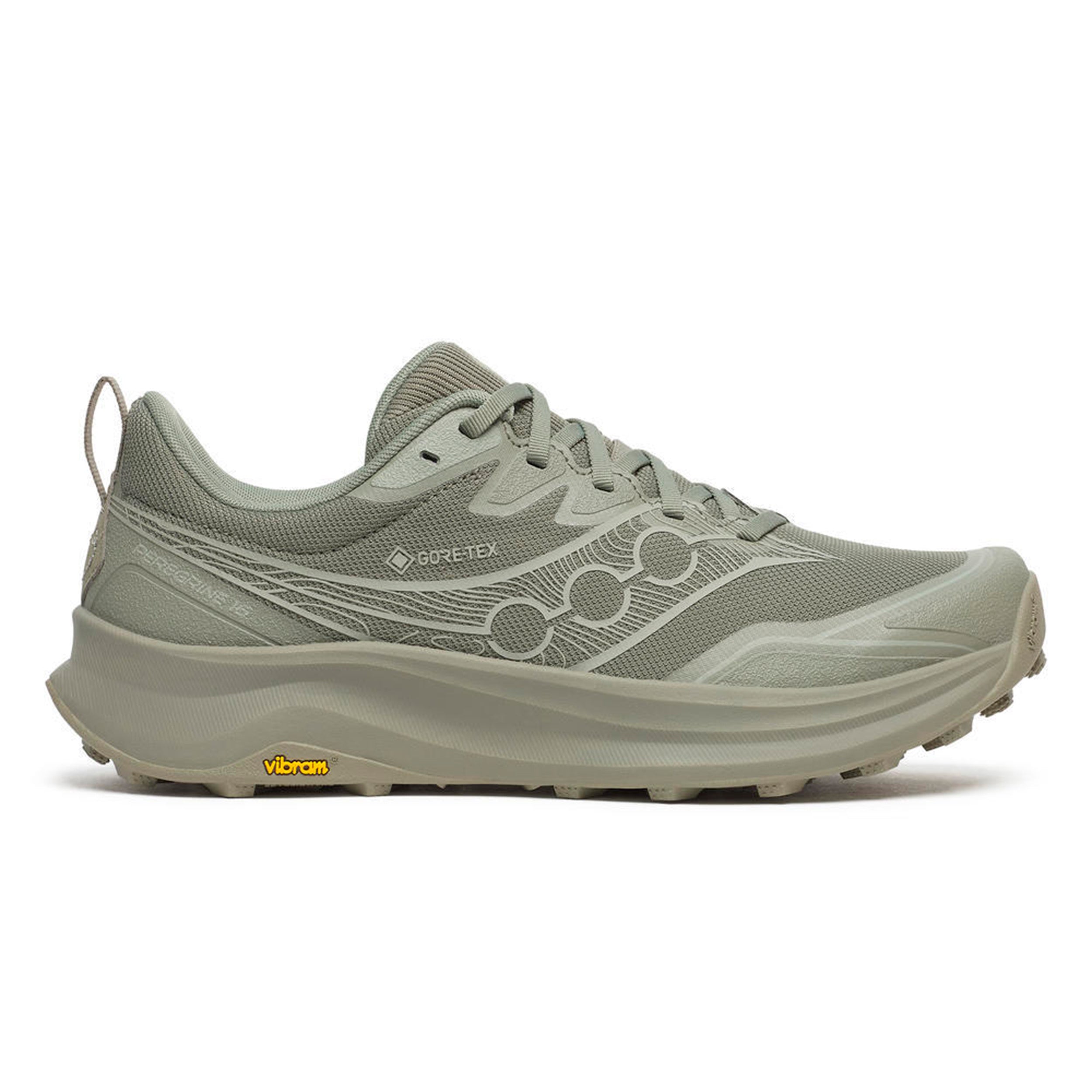 Saucony Peregrine 16 GTX Obuv pro měkčí povrch,žádný asfalt Muži - olivová, khaki