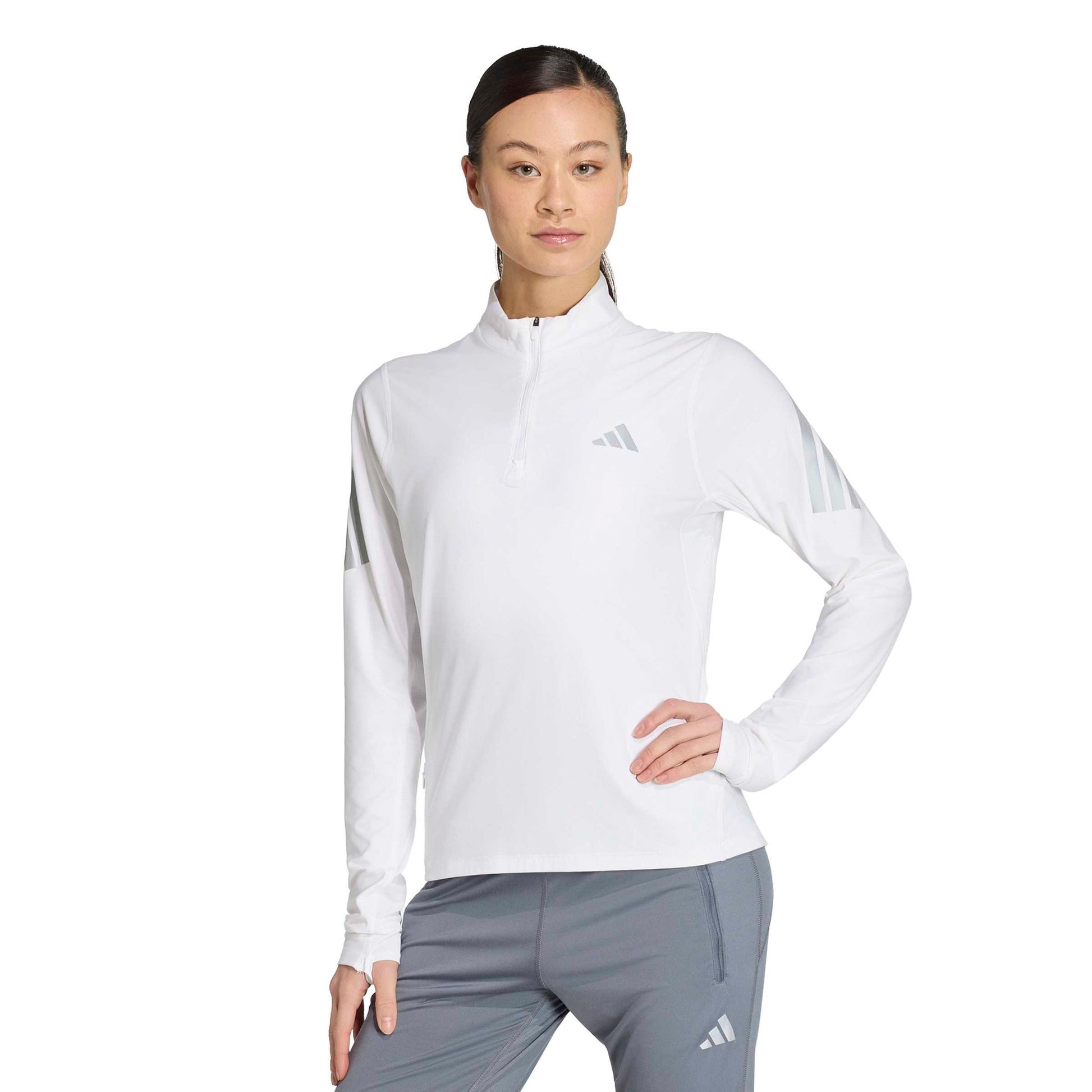 adidas adi365 Bežecké tričko Dámy - bílá, stříbrná