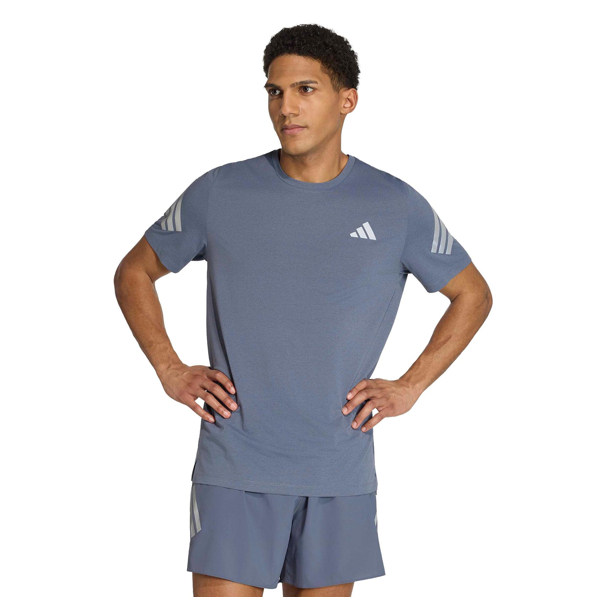 adidas adi365 Bežecké tričko Muži - modro-šedá, šedá