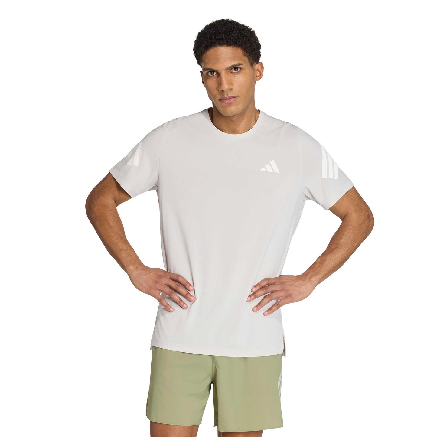 adidas adi365 Bežecké tričko Muži - šedá