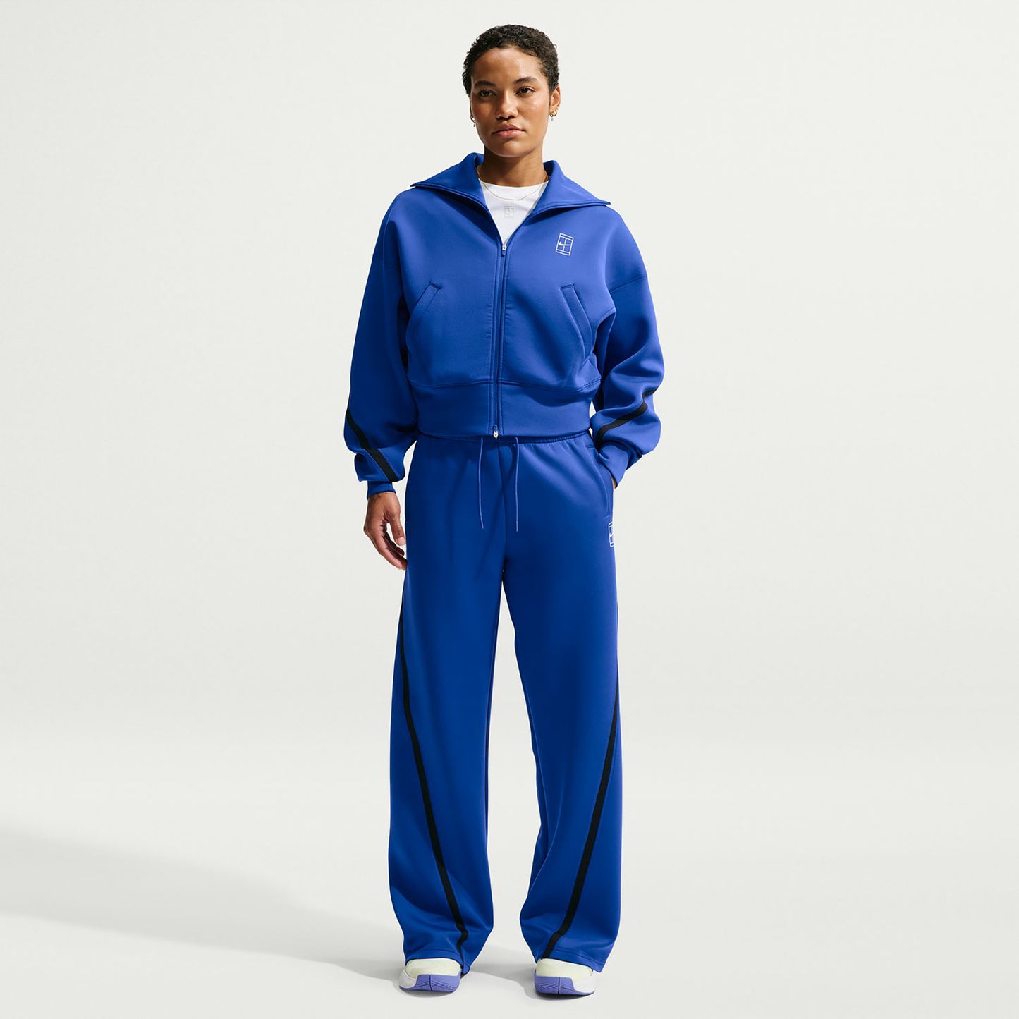 Nike Court Dri-Fit Advantage  Tréninkové kalhoty Dámy - modrá