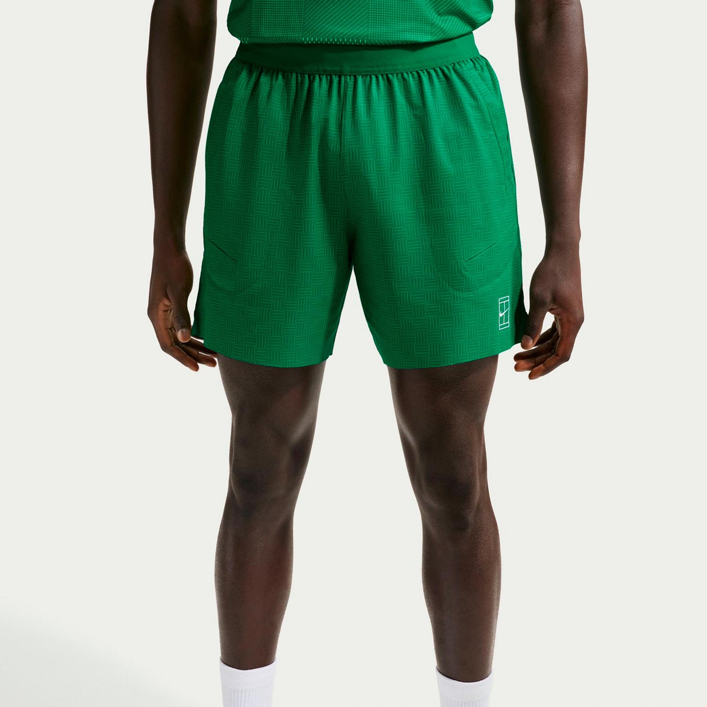 Nike Court Dri-Fit Advantage 6in Šortky Muži-zelená