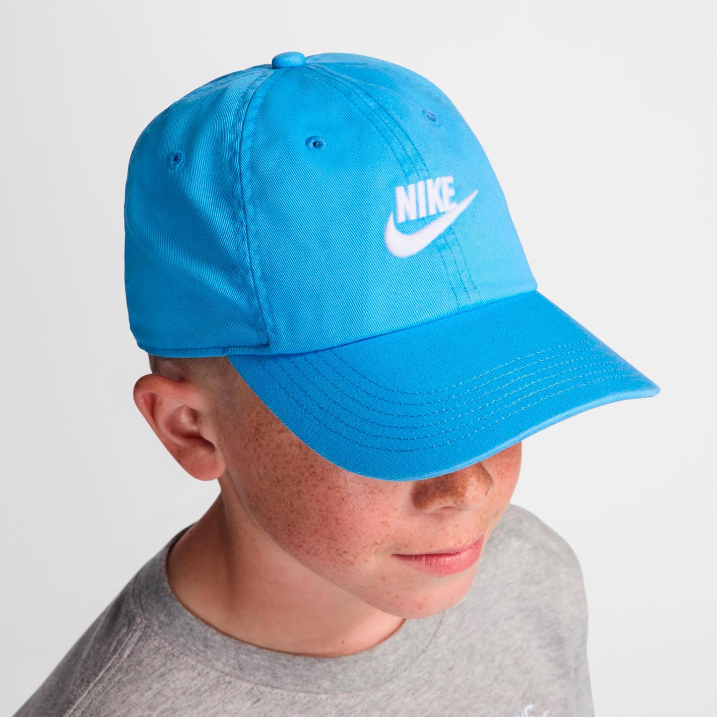 Nike Club Čepice Děti - světle modrá