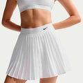 Dri-Fit Victory High Rise Pleated Sukně Dámy-bílá