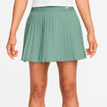 Dri-Fit Victory High Rise Pleated Sukně Dámy - sivozelená, bílá