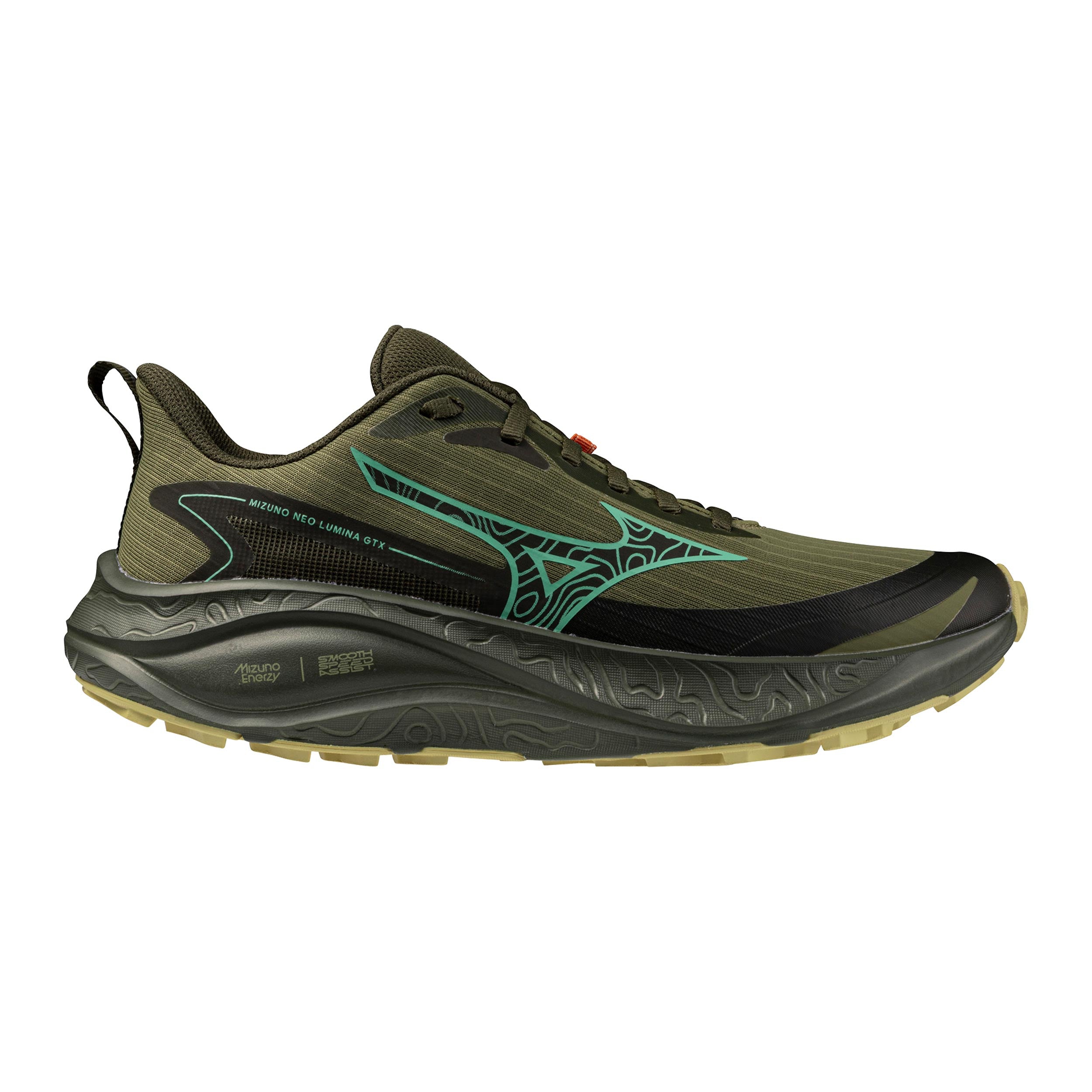 Mizuno Neo Lumina GTX  Obuv pro měkčí povrch,žádný asfalt Dámy - olivová, mätová