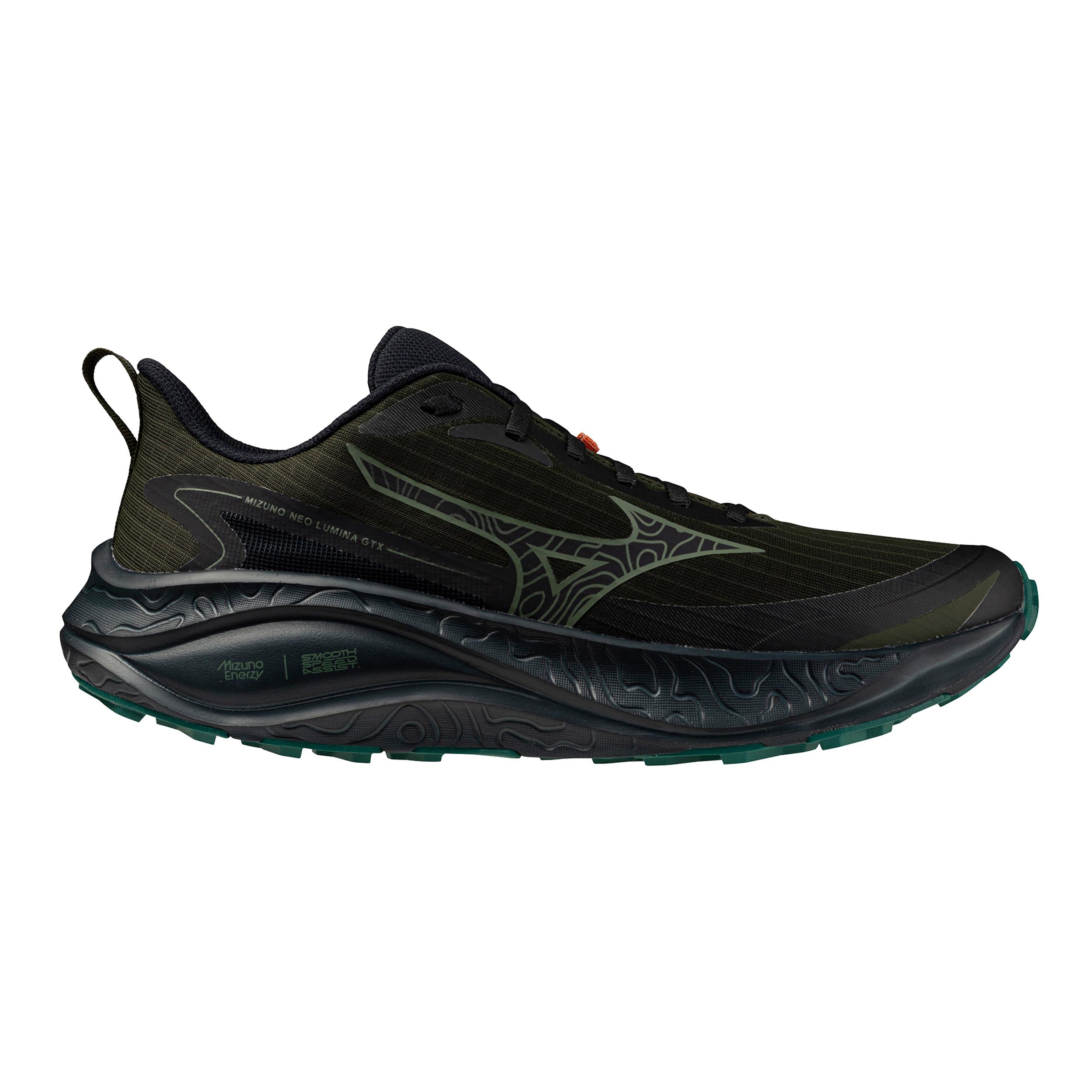 Mizuno Neo Lumina GTX  Obuv pro měkčí povrch,žádný asfalt Muži - tmavě zelená, černá