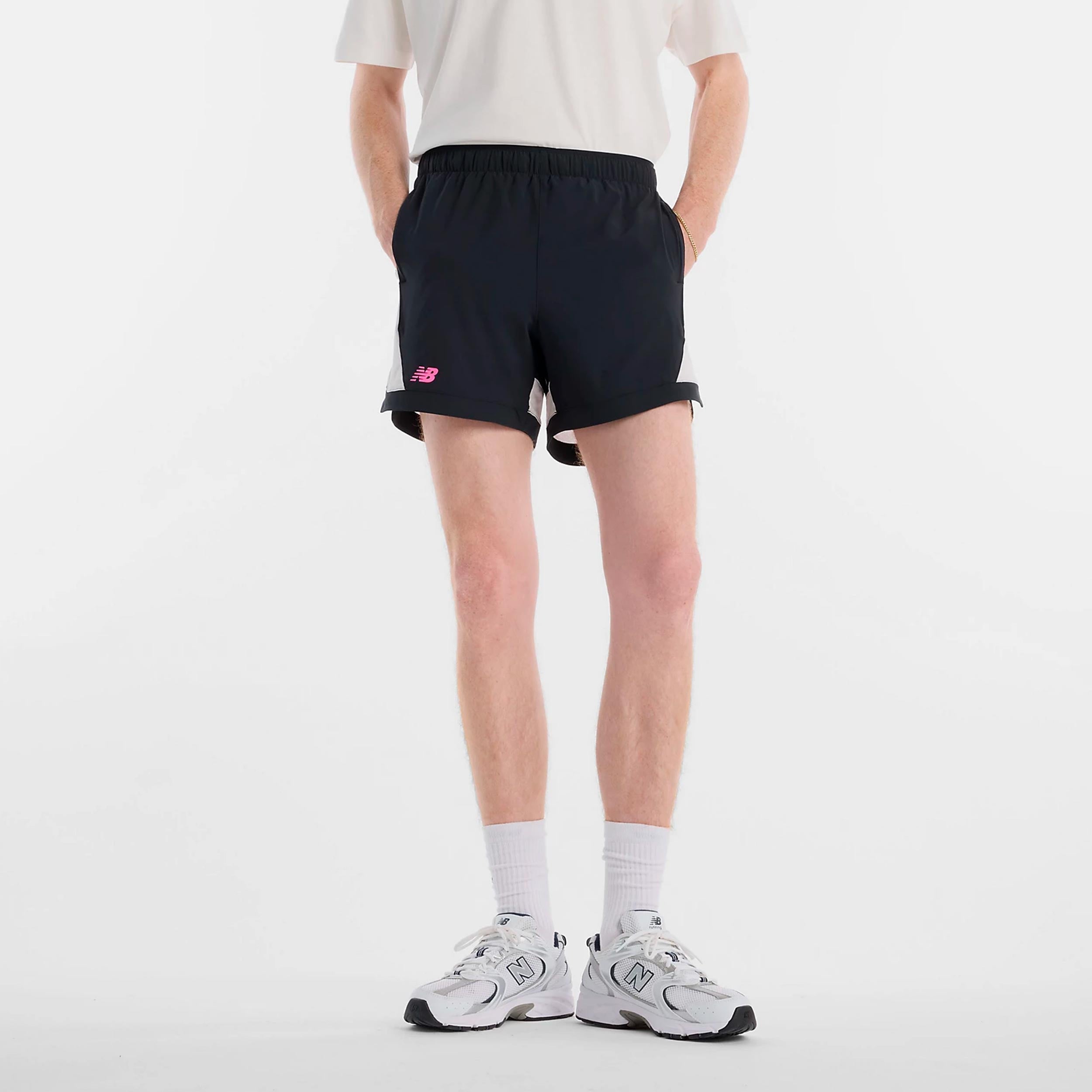 New Balance Tournament Novelty Šortky Muži-černá, bílá