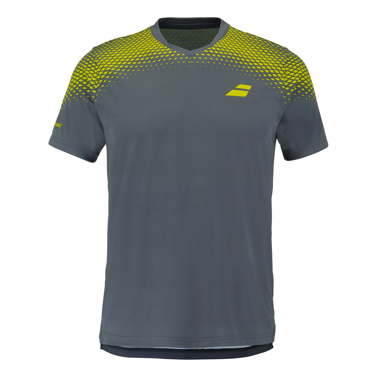 Babolat Aero Tričko Muži-šedá, žlutá