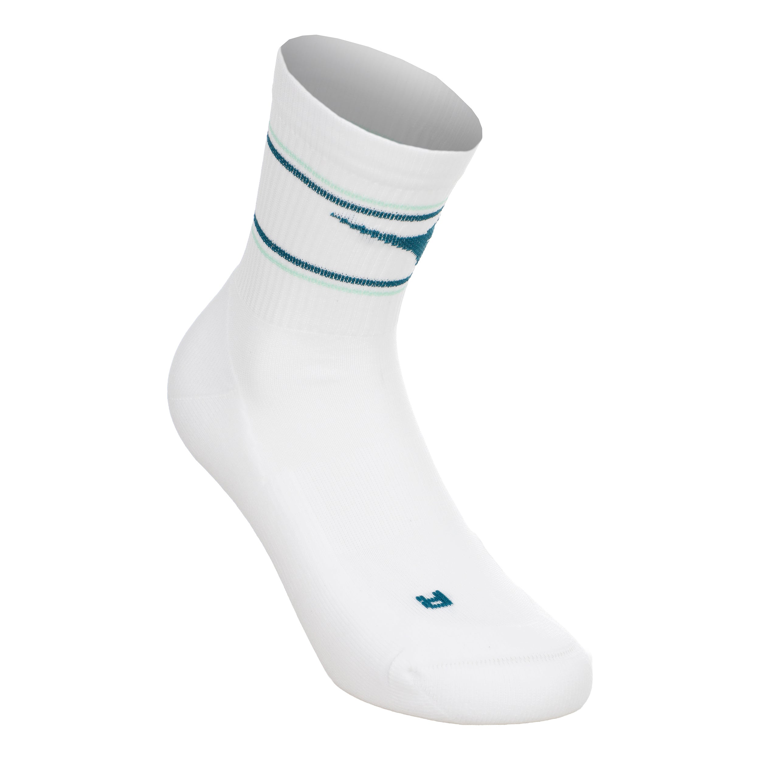 Diadora Tenisové ponožky Unisex - bílá, petrolejová