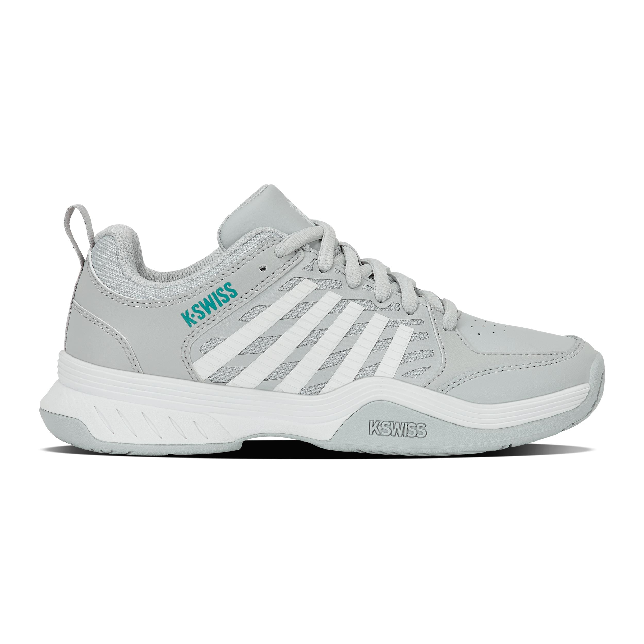 K-Swiss Court Express 2 Obuv na všechny povrchy Dámy - světle šedá, bílá