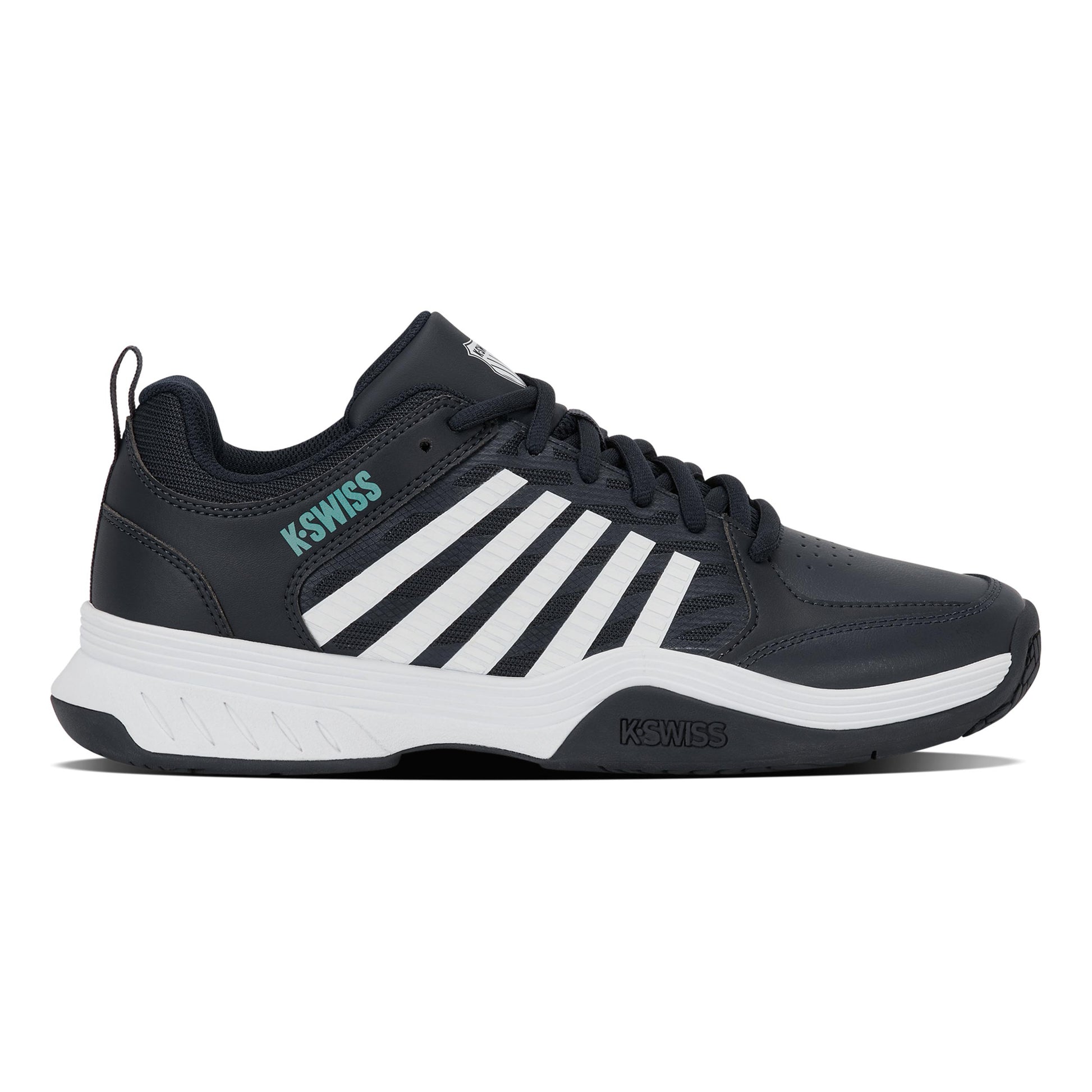 K-Swiss Court Express 2 Obuv na všechny povrchy Muži - černá, tyrkysová