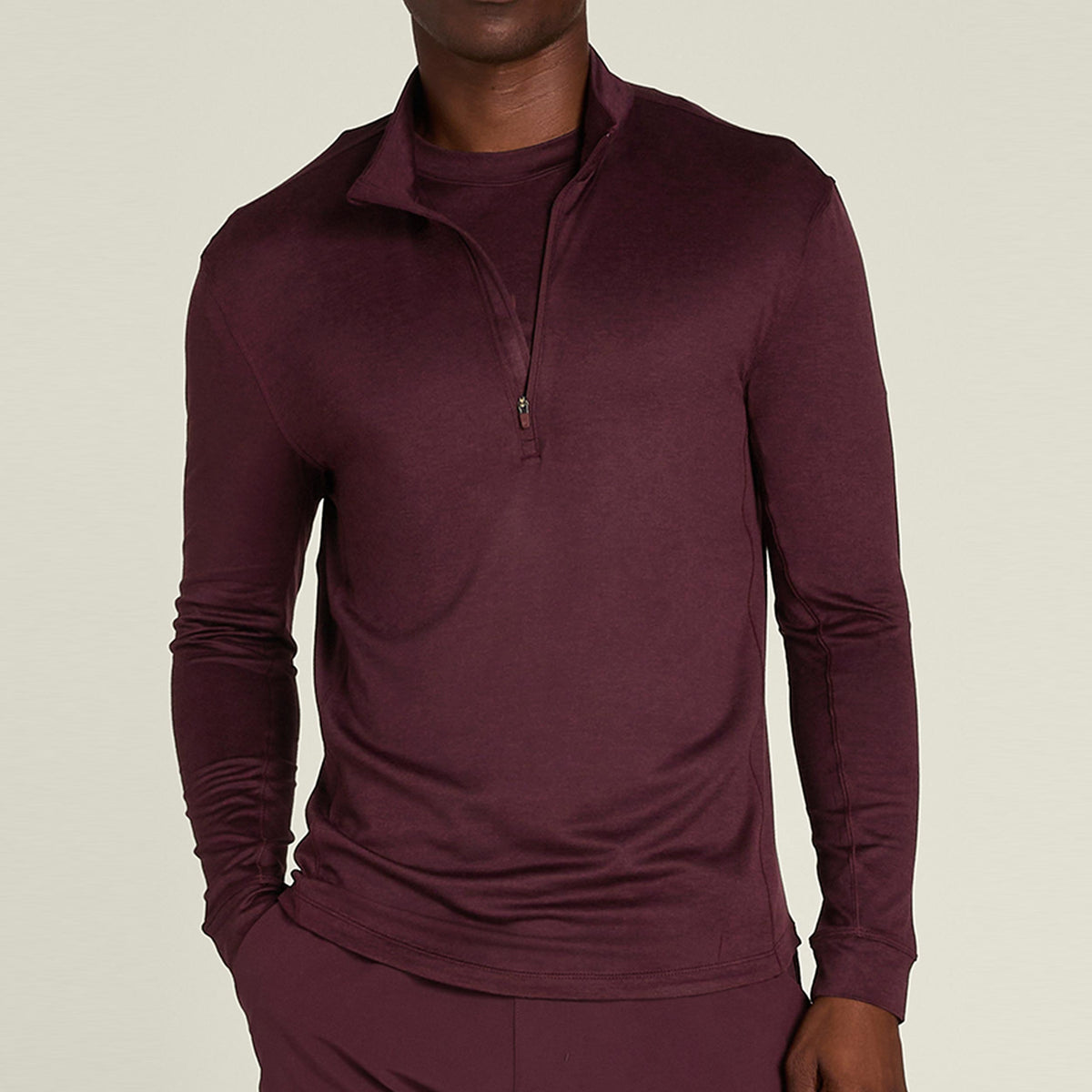 Wilson Everyday Performance Half-Zip S dlouhým rukávem Muži - fialová