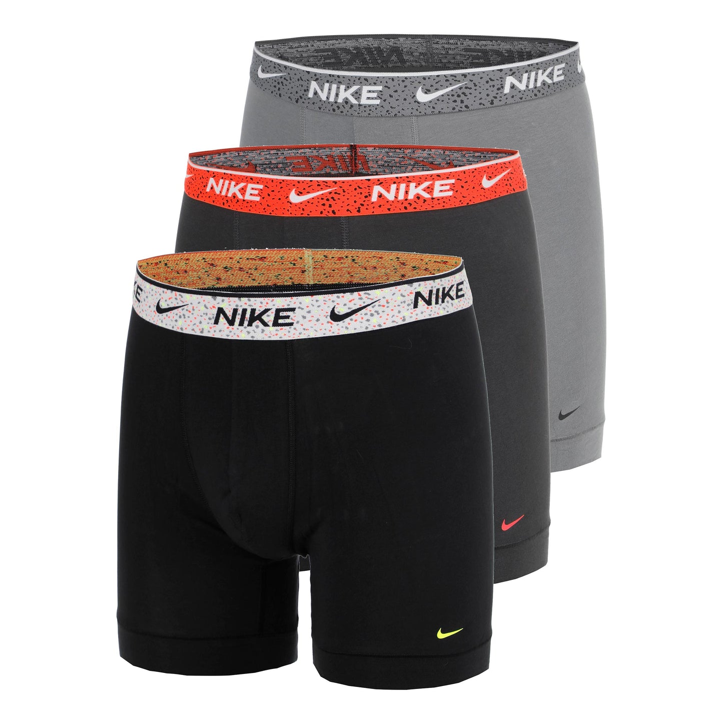 Nike Essential Cotton Stretch Boxer Brief Trenýrky - 3ks v baleni Muži-černá, antrazitová