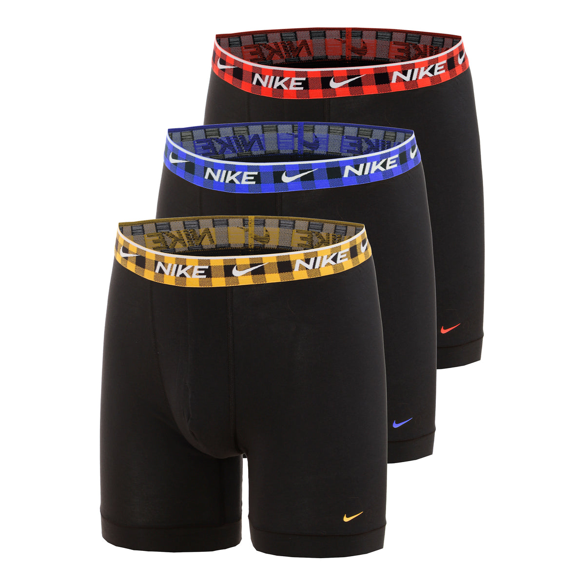 Nike Essential Cotton Stretch Trenýrky 3ks v baleni Muži - tmavě šedá