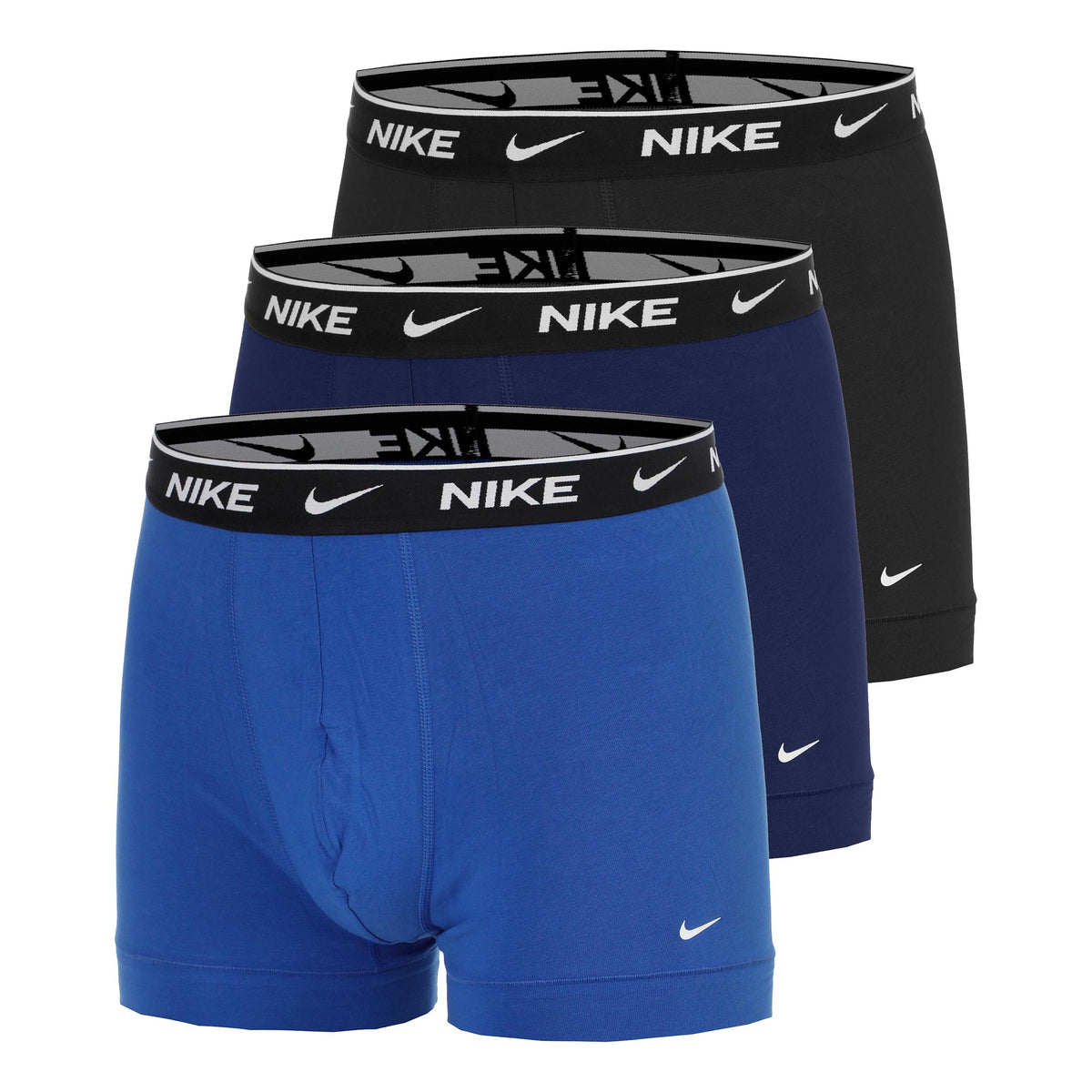 Nike Essential Cotton Stretch Trunk Trenýrky 3ks v baleni Muži - modrá, modrá
