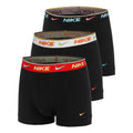 Essential Cotton Stretch Trunk Trenýrky 3ks v baleni Muži - šedá
