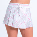 High Waist Weave It To Me Sukně Dámy - bílá, růžová