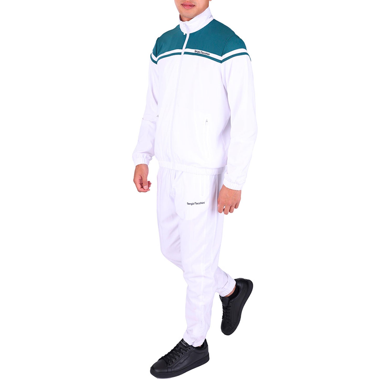 Sergio Tacchini Riflesso Tréninkový souprava Muži - bílá, petrolejová