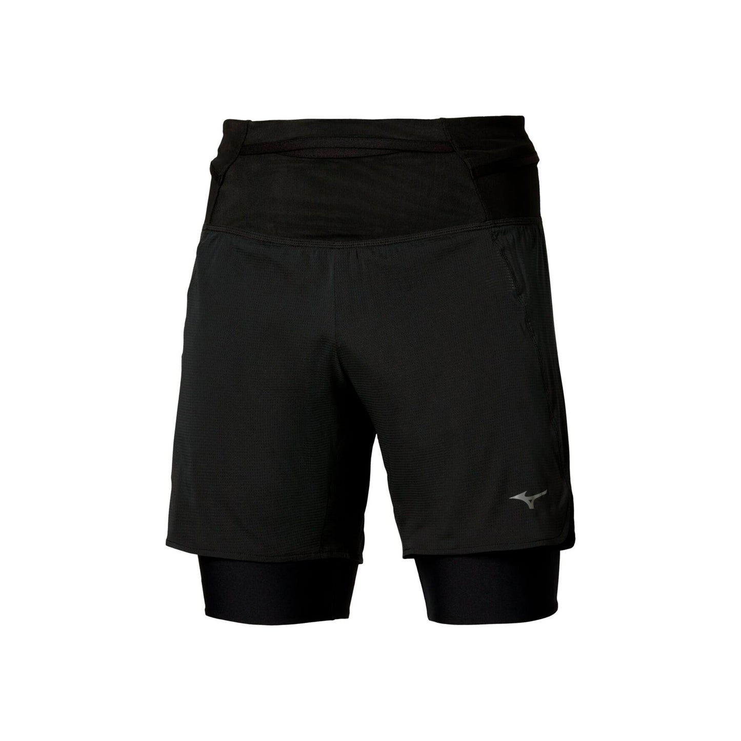 Mizuno Trail Multipocket Trail 2in1 Bežecké šortky Muži - černá