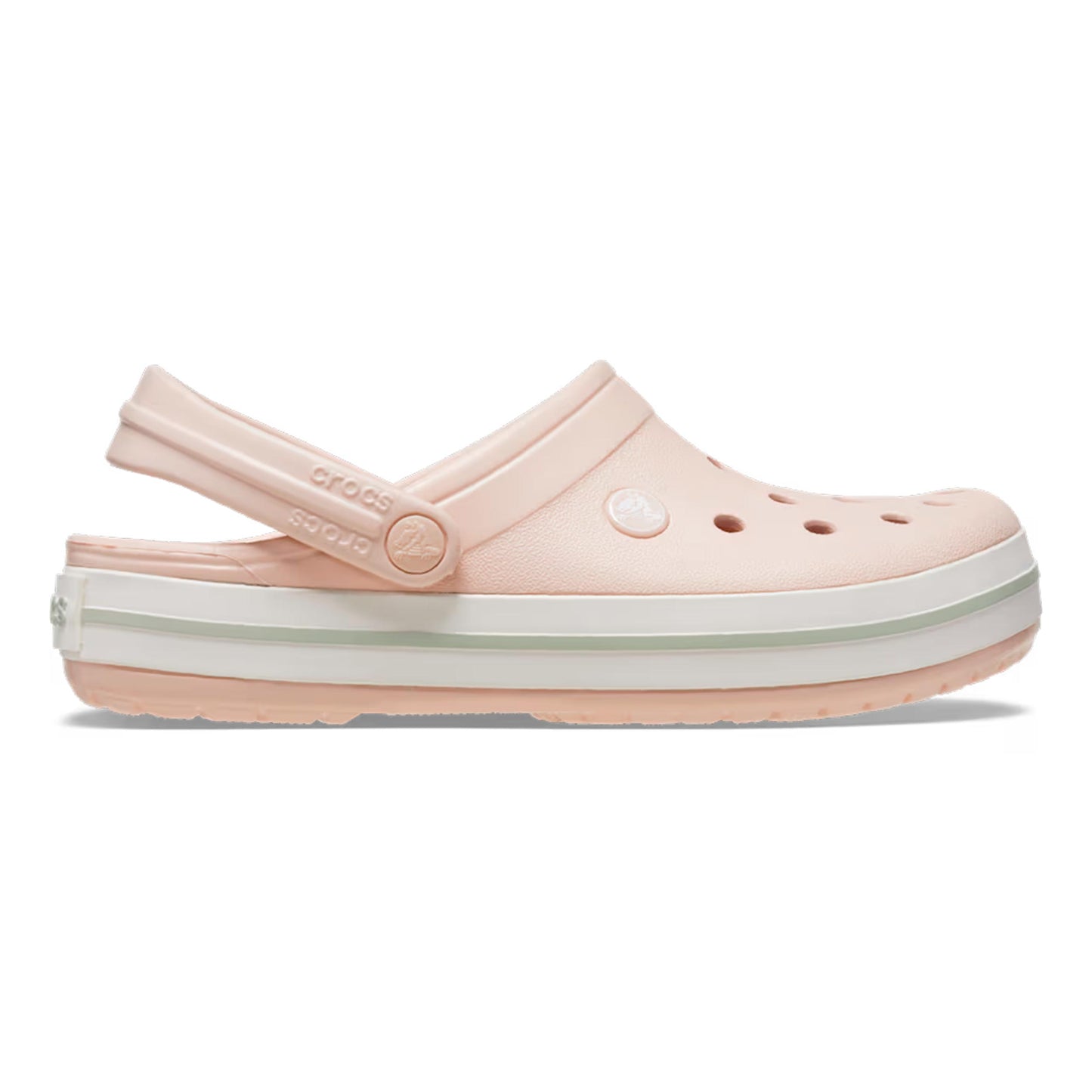 Crocs Crocband Clog Pantofle Dámy - růžová, bílá