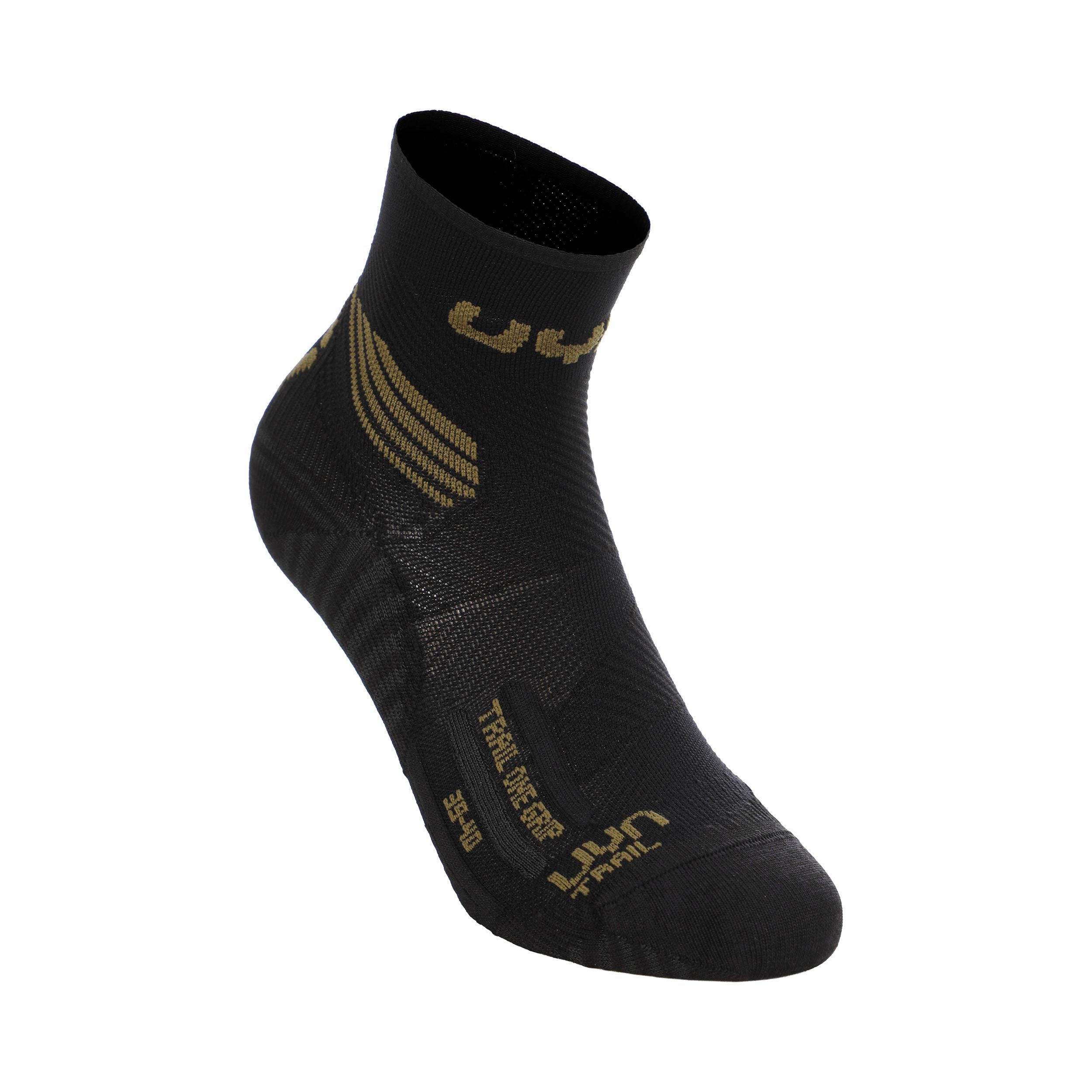 UYN Trail One Grip Running socks Muži - černá, olivová