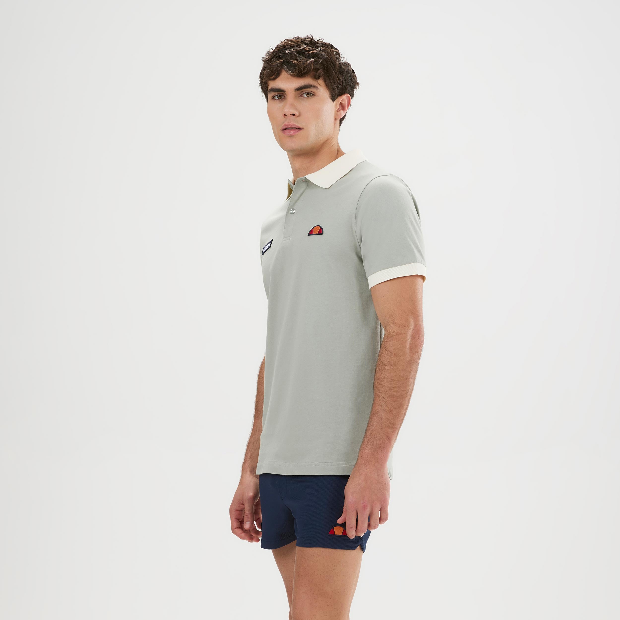 Ellesse Lessepsia Pólo Muži - šedá, černá