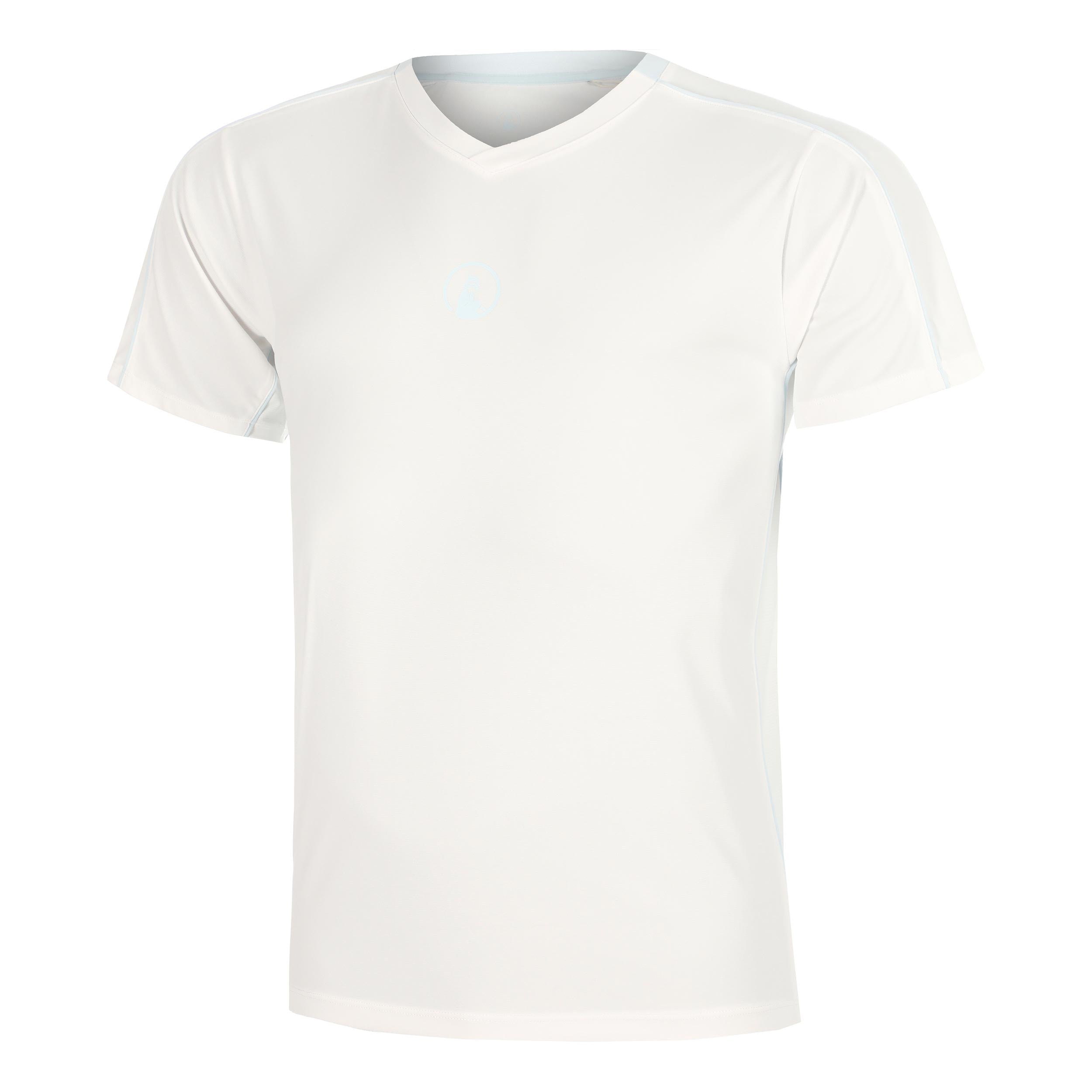 Quiet Please Memories Topspin V-Neck Tričko Muži - krémovo-biela