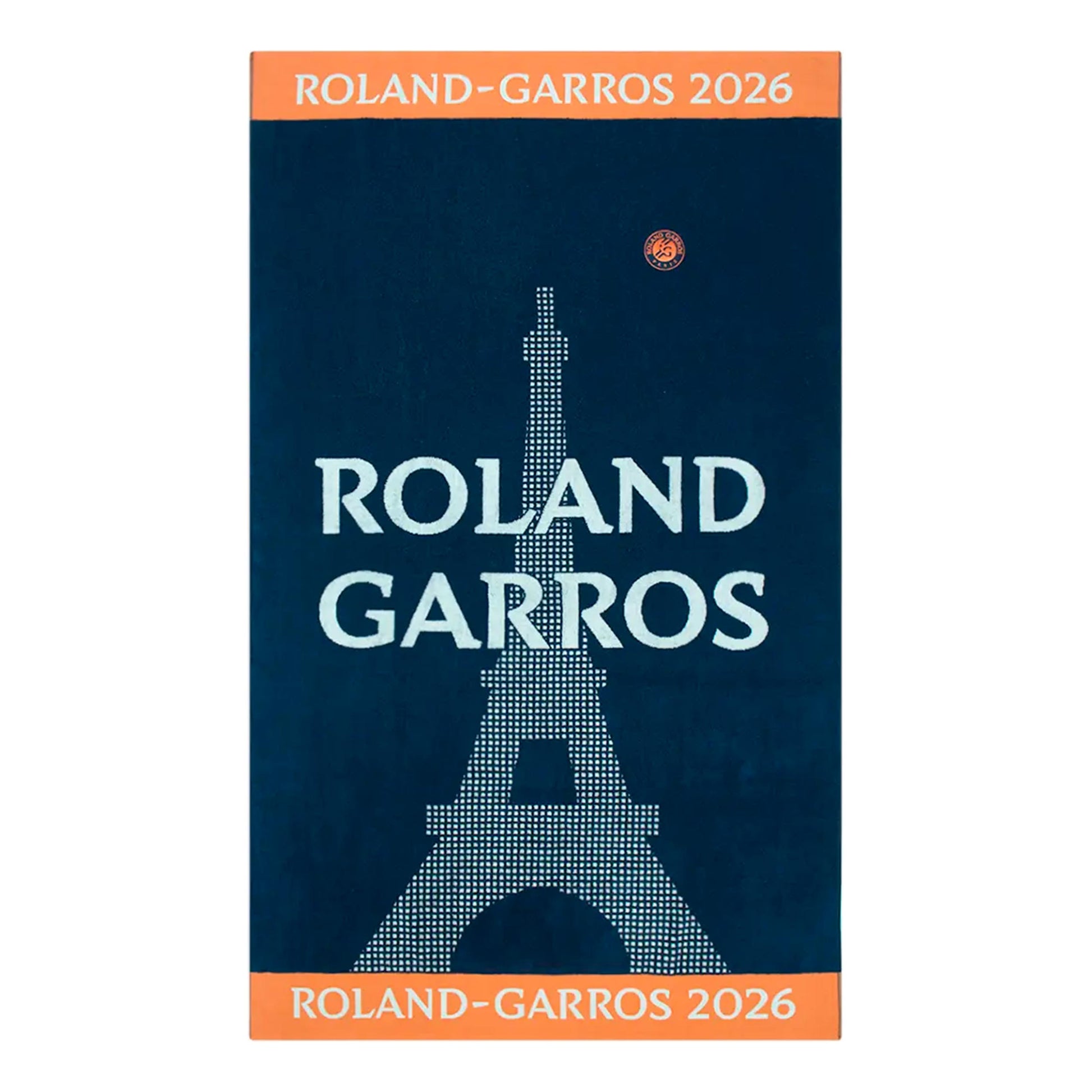 Roland Garros Official Beach Towel 100X170 Ručník - oranžová, tmavě modrá